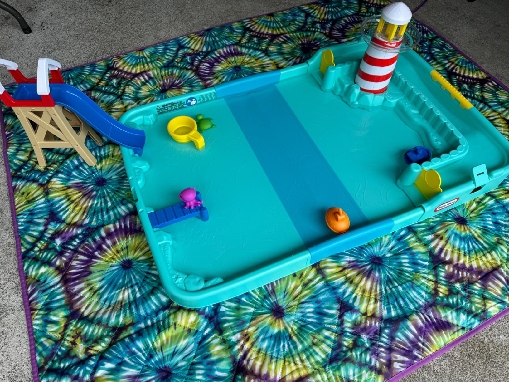 Little Tikes Splash Beach Water Table Splash Pad for Kids, Boys, Girls Ages 2+ Years customer photo 1