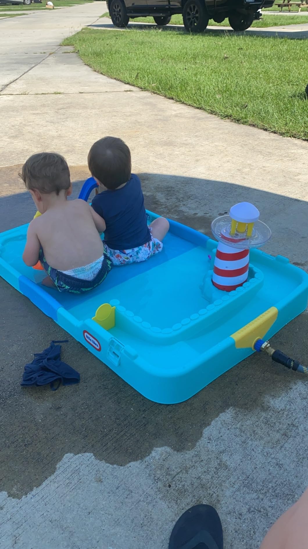 Little Tikes Splash Beach Water Table Splash Pad for Kids, Boys, Girls Ages 2+ Years customer photo 2