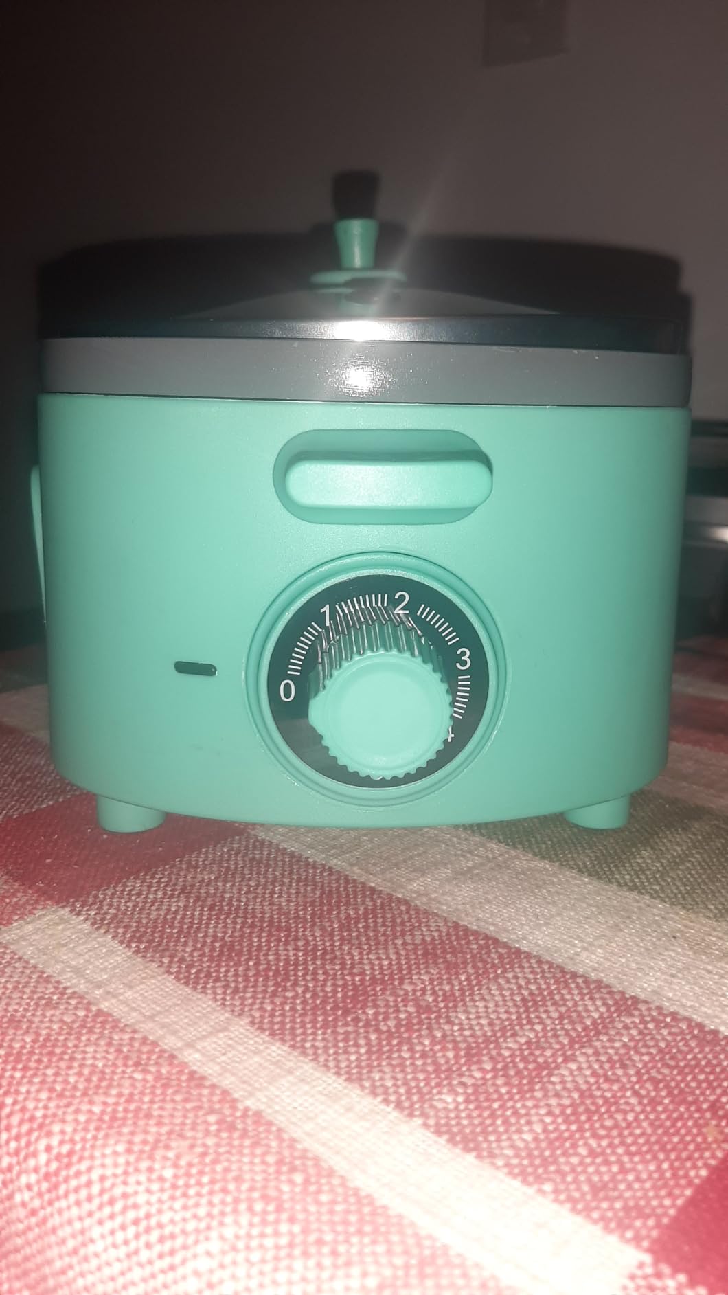 GreenLife 3-in-1 Breakfast Maker Station, Healthy Ceramic Nonstick Dual Griddles for Eggs Meat Sausage Bacon Pancakes and Breakfast Sandwiches, 2 Slice Toast Drawer, Easy-to-use Timer, Turquoise customer photo 1
