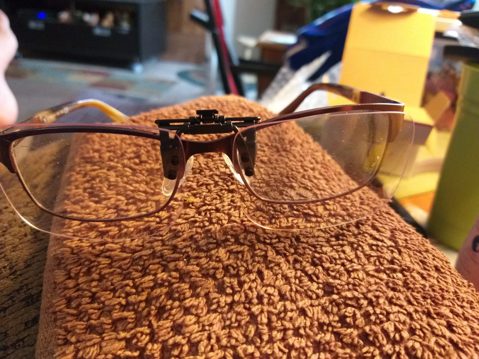 PSI Premium Blue Light Blocking Clip On Prescription Glasses, Relief Eye and good for sleep customer photo 2