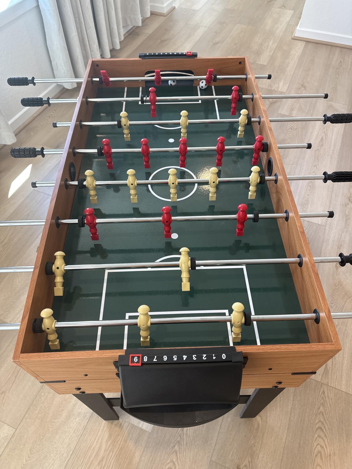 Goplus 48 Inch Multi Game Table, 3-in-1 Adult Size Foosball, Pool Table, Slide Hockey Table, Combo Table Set w/Billiard, Soccer & Hockey for Arcade, Party, Family Night, Game Room customer photo 2