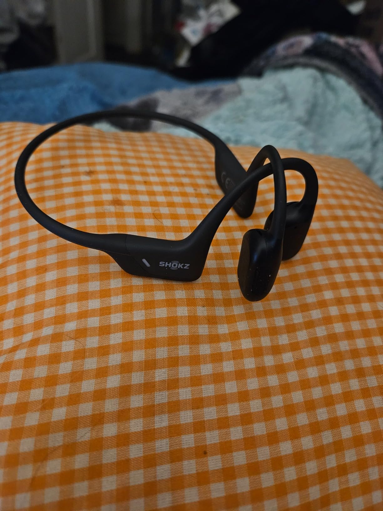 SHOKZ OpenRun Pro Mini - Premium Bone Conduction Open-Ear Bluetooth Sport Headphones - Sweat Resistant Wireless Earphones for Workouts and Running with Deep Base - Built-in Mic, with Headband customer photo 2