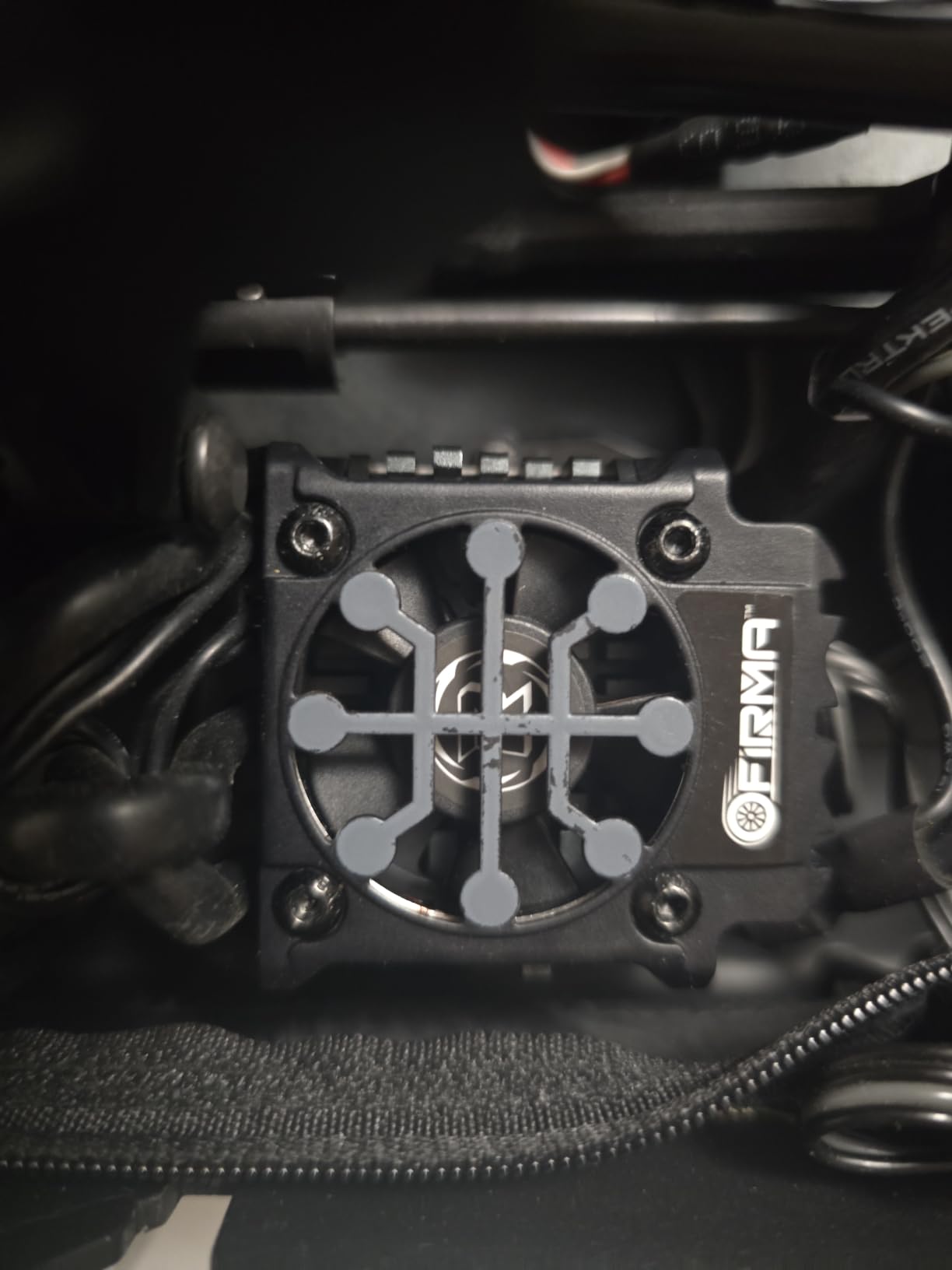 Surpass Hobby 35mm Cooling Fan 21000RPM 8.4V Aluminum RC Motor ESC Fan for 1/8 1/10 Scale RC Car 3650,3660,3670 Brushless Motor (Black+Silver) customer photo 2