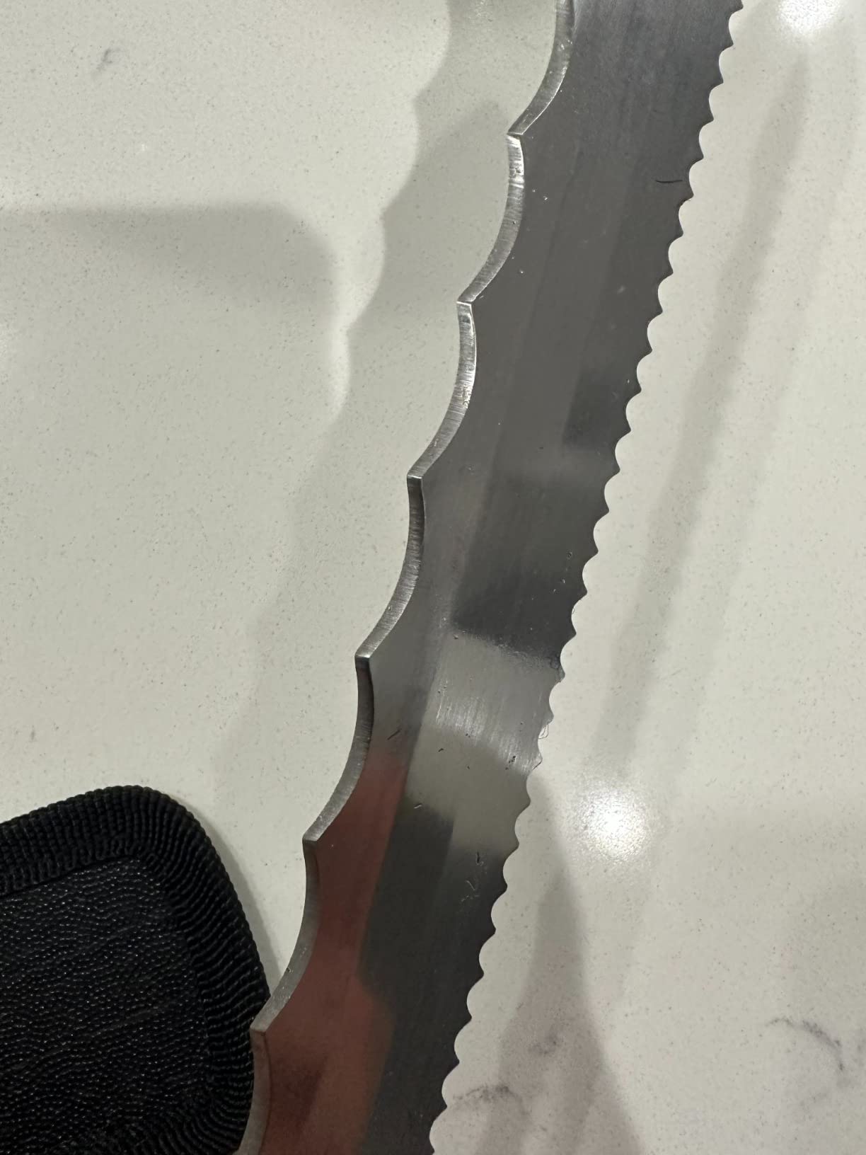 Goldblatt Insulation Knife, 8 Inch Stainless Steel Blade - Serrated Sharp Double Side Insulation Cutter Tool for Cutting Heat Material, Styrofoam - Rockwool Sod Cutter Lawn Repair Garden Knife customer photo 1