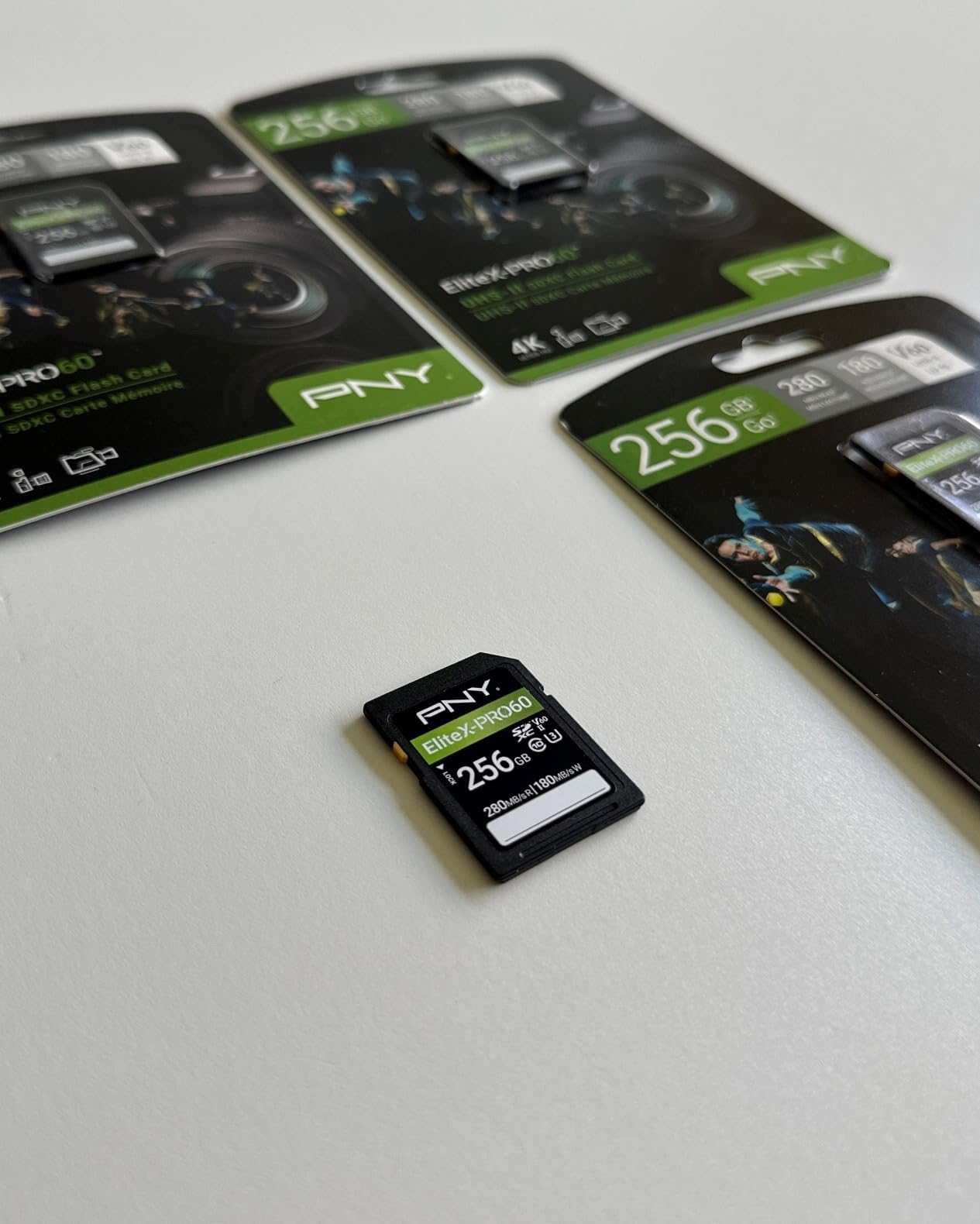 PNY 256GB EliteX-PRO60 U3 V60 UHS-II SDXC Flash Memory Card, 4K Ultra HD | Up to 280MB/s Read, Up to 180MB/s Write, Extreme Professional Performance, DSLR, Mirrorless Cameras, Advanced Video Cameras customer photo 1