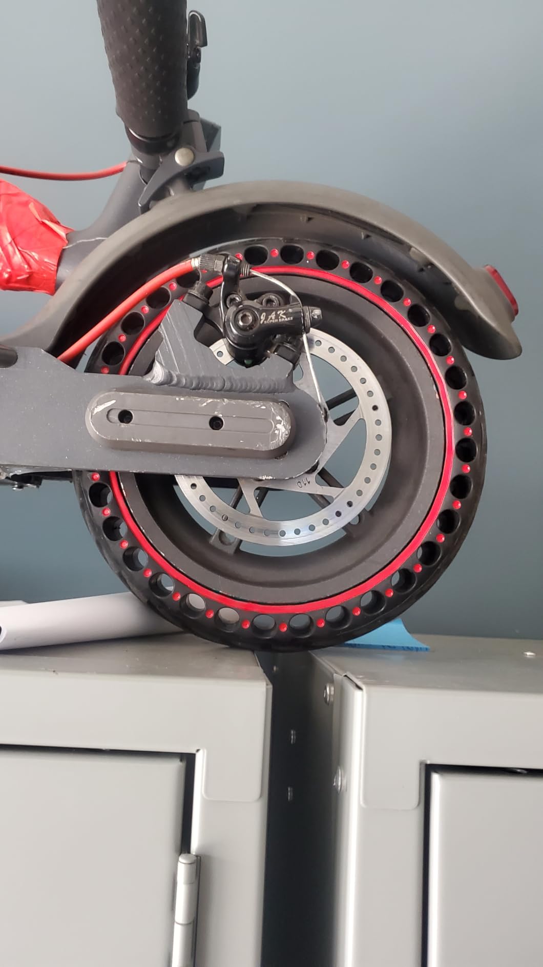 BANGTING 2PCS 8.5x2 inches Solid Tires for Electric Scooter, 8 1/2 x2 Tire for Gotrax GXL V2 / XR/APEX, 50/75-6.1 Tire Replacement for Xiaomi Pro 2 / M365 / 1S customer photo 2
