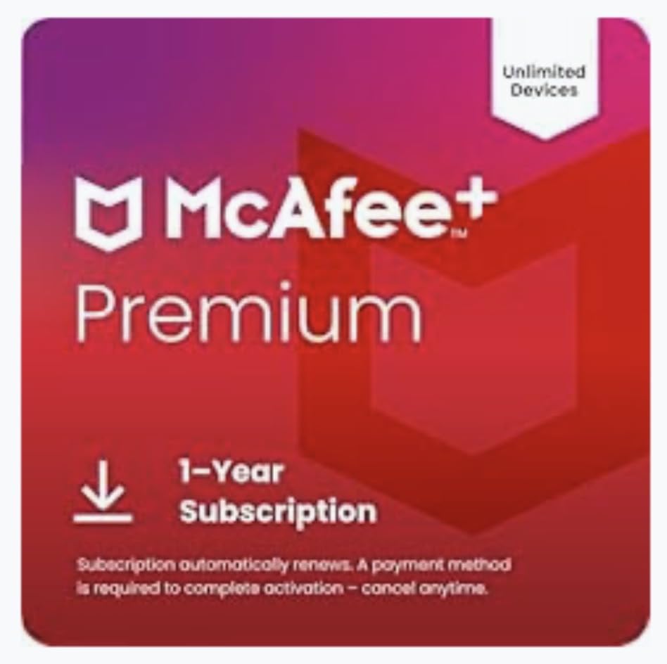 McAfee+ Premium 2026 Antivirus Software, Unlimited Devices | Auto-Renews | 1-year subscription includes VPN, scam protection, identity monitoring, Personal Data Cleanup and password manager customer photo 2