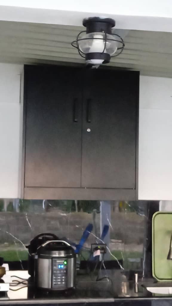 Metal Storage Cabinet Locked Steel Cabinet with 2 Adjustable Shelves, Office Cabinet Locking Tool Cabinets, Kitchen Storage Cabinets Metal Locker Small Counter Height Storage Cupboard 36