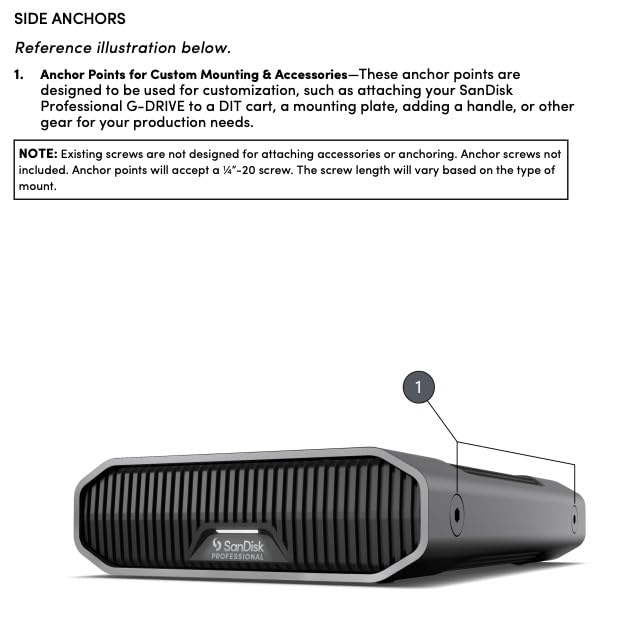 Sandisk Professional 12Tb G Drive Desktop HDD customer photo 1