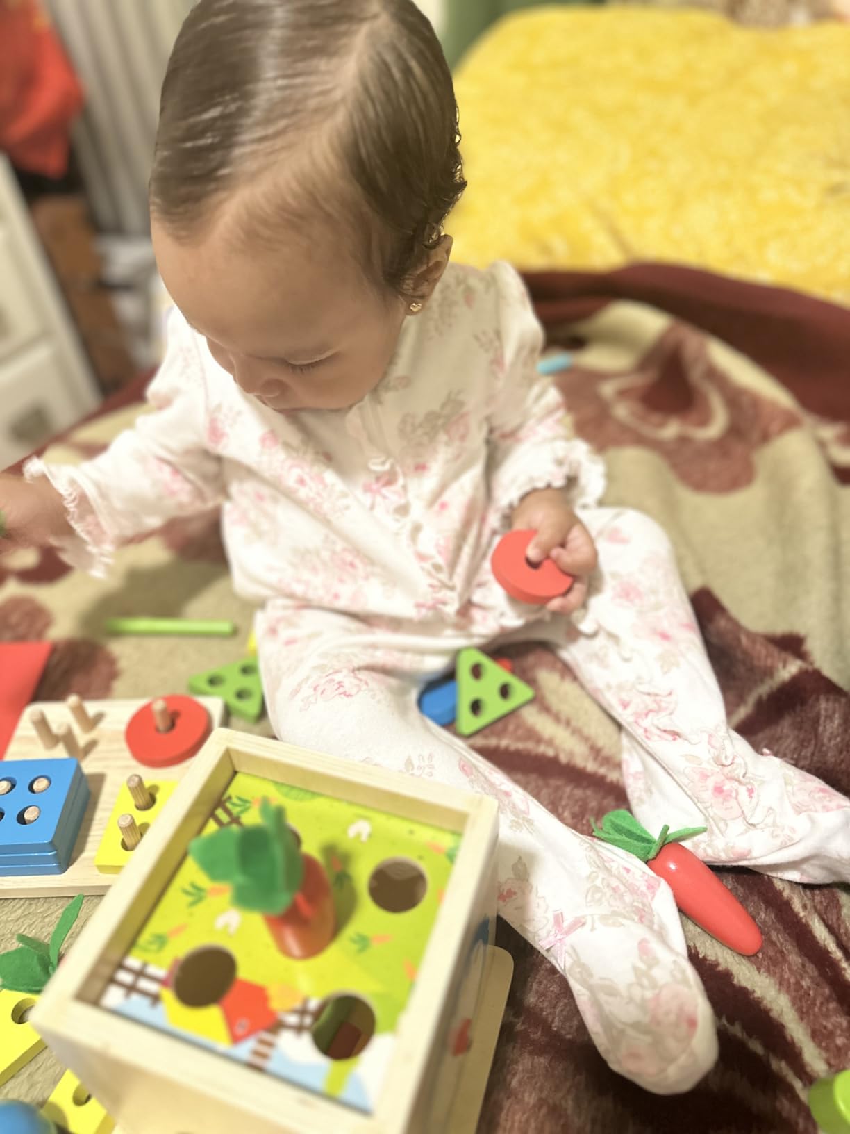 Kizfarm 8-in-1 Wooden Educational Play Kit, Montessori Toys for 1 Year Old customer photo 1