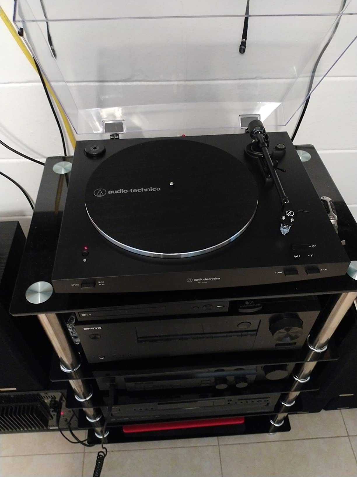 Audio-Technica AT-LP3XBT-BK Bluetooth Turntable Belt Drive Fully Automatic 33/45 (Black) customer photo 1