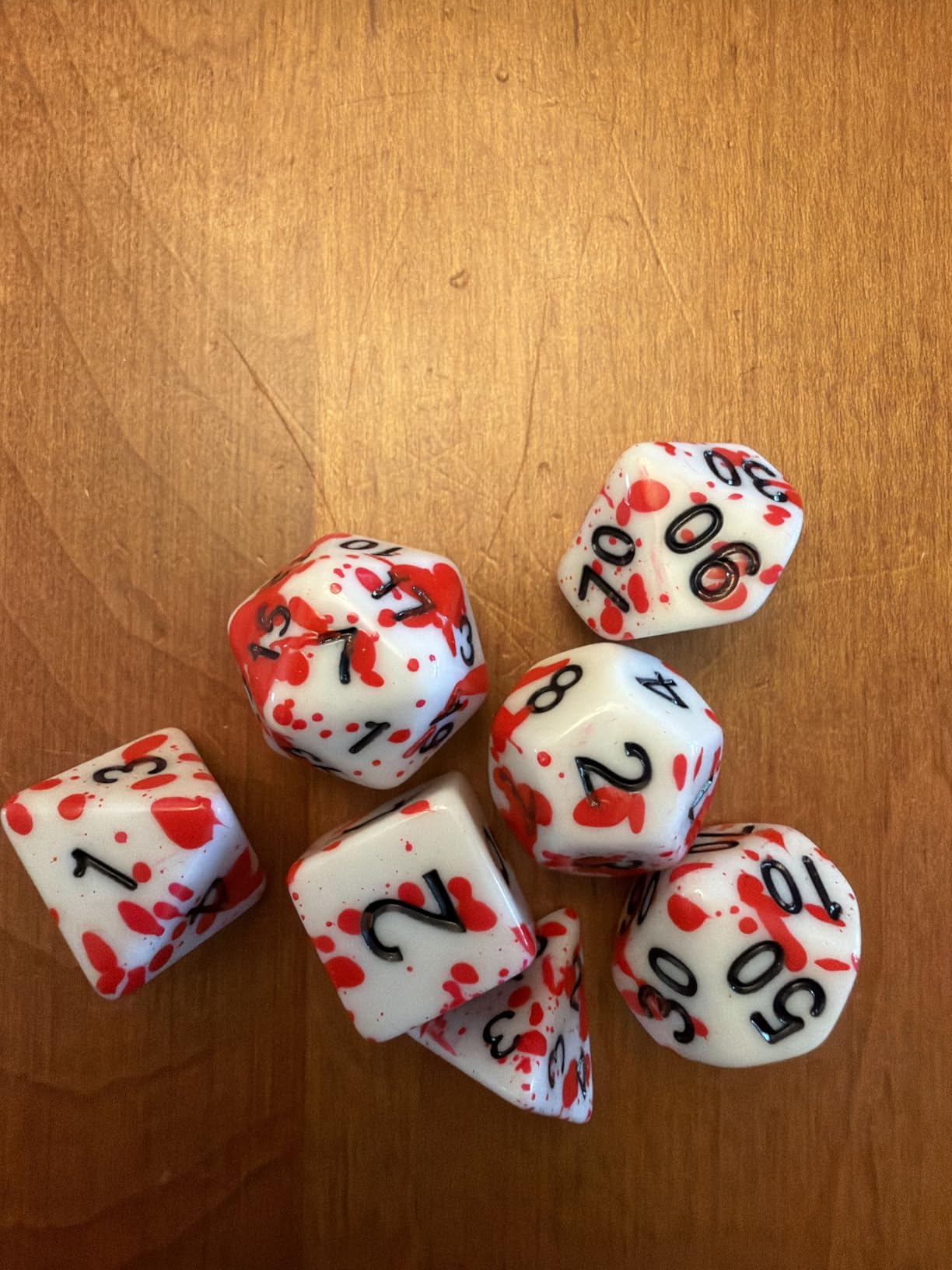 1985 Games Mystery Dice Set, DND Dice, Guaranteed No Duplicates, 1 Pack | Mystery D&D Dice, Wide Range of Pattern, Gaming Dice, Suitable for Role Playing, Table Games, 7 Polyhedral DND Dice Set customer photo 2