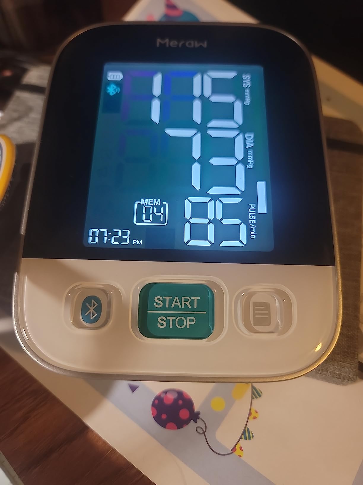 Meraw Blood Pressure Monitor Home Use, Blood Pressure Cuff Digital Arm, Blood Pressure Monitor Automatic Cuff 8.7-16.5