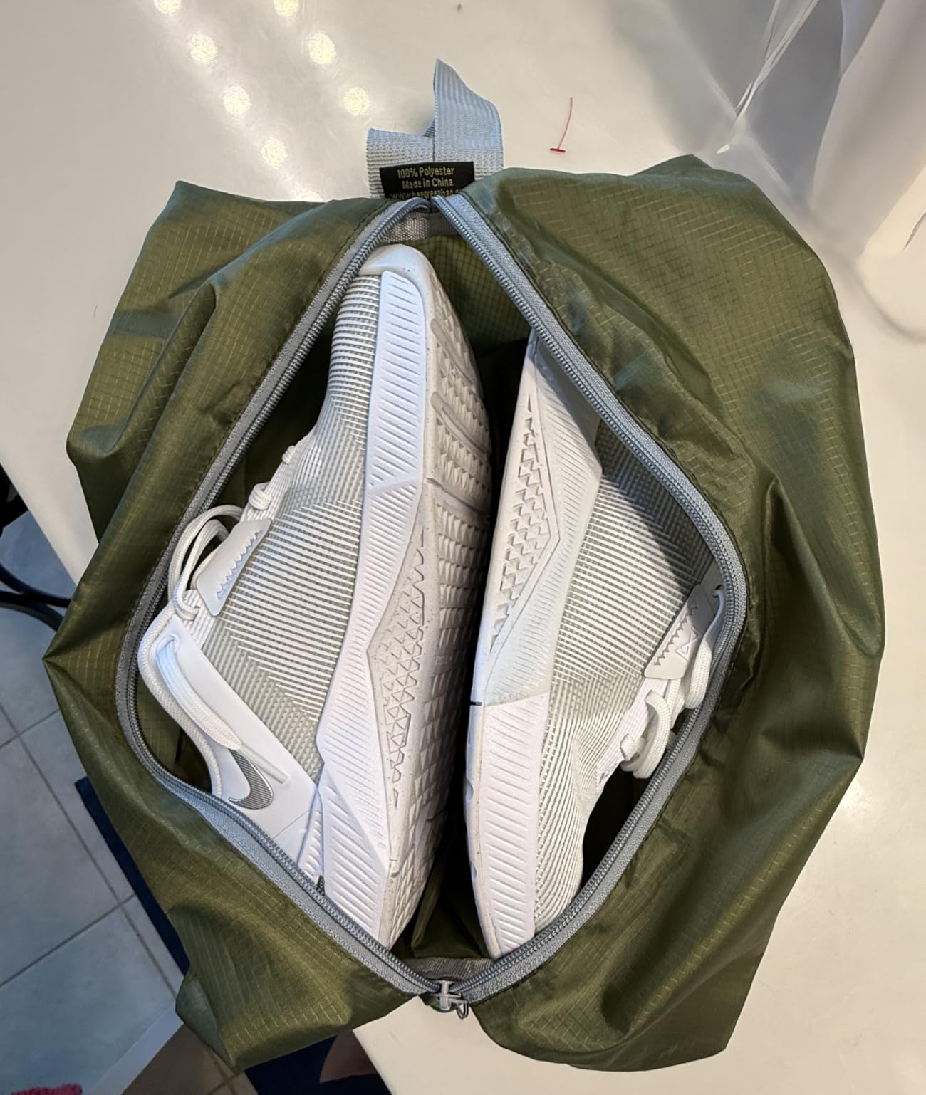 BeeGreen Travel Shoe Organizer with Zipper Closure | Shoe Bags for Travel, 6pcs Portable Packing Storage Organizer with Handle | Colorful Nylon Design for Dance Essentials, Gifts for Men and Women customer photo 1