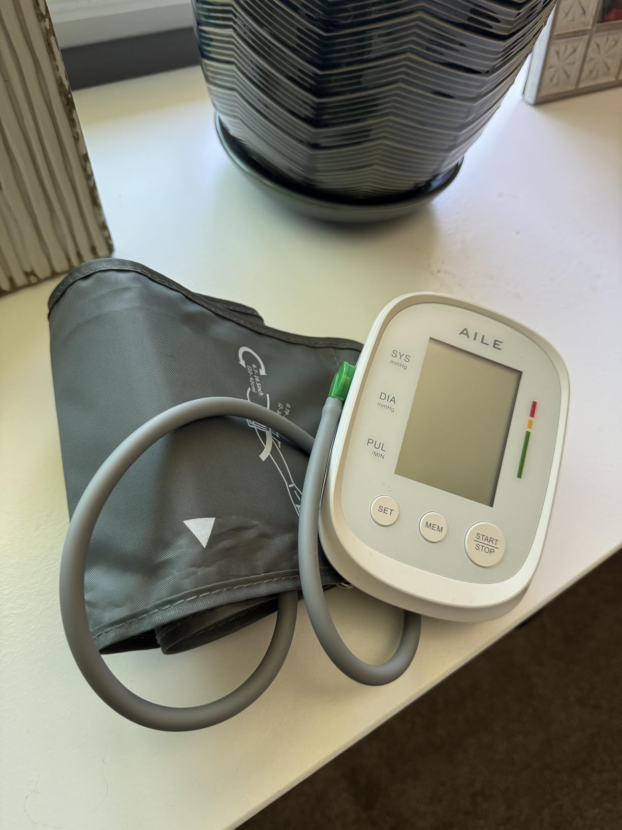 AILE FDA Cleared Blood Pressure Monitor - Home Monitoring 2x99 Memory Track customer photo 1