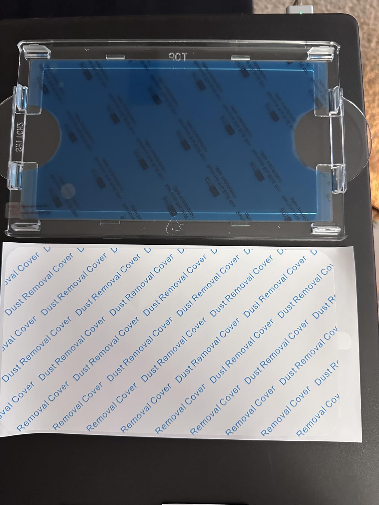 amFilm Auto-Alignment OneTouch for Steam Deck OLED Screen Protector | Tempered Glass Accessories, 30s Install, Bubble Free, Scratch & Drop Resistant, Touch Sensitive, 7.4'' Transparent [2 Pack] customer photo 1