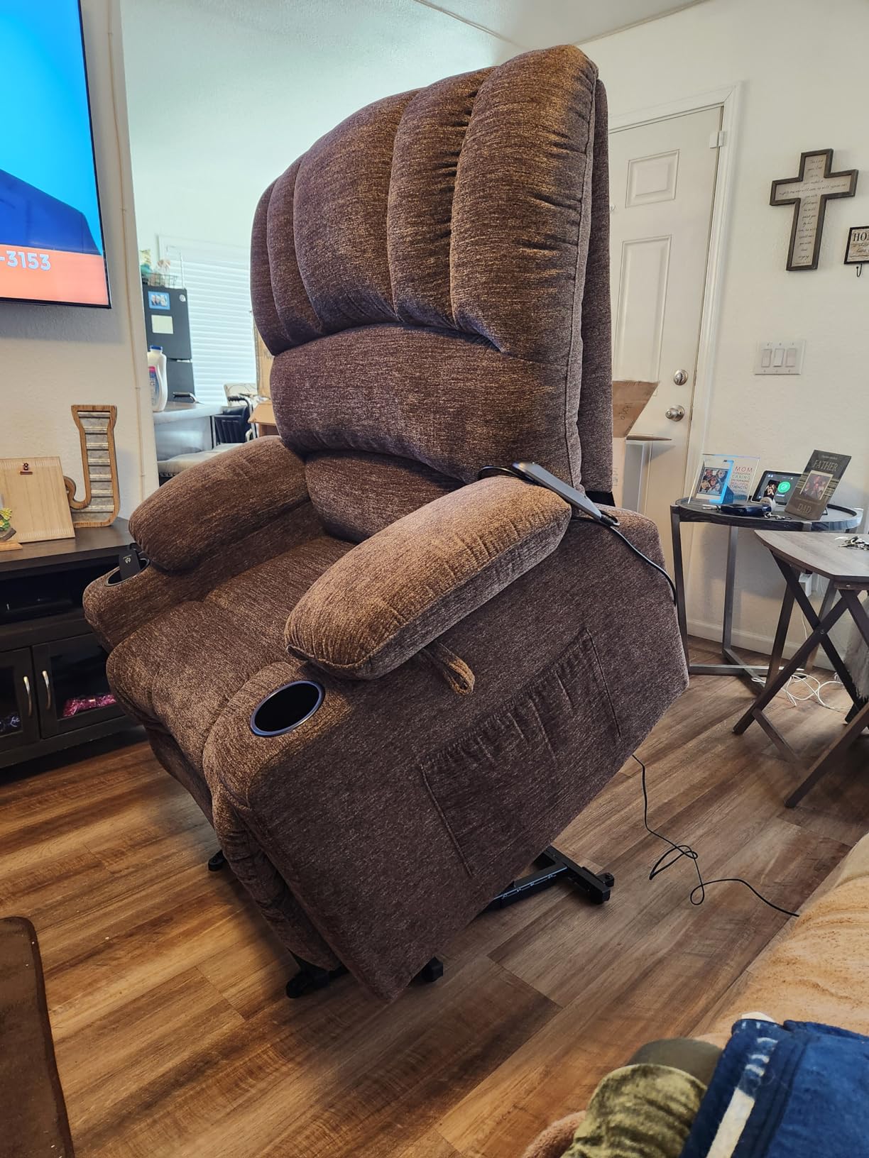 MCombo Power Lift Recliner Chair for Elderly, Heat and Massage, 7095 customer photo 2