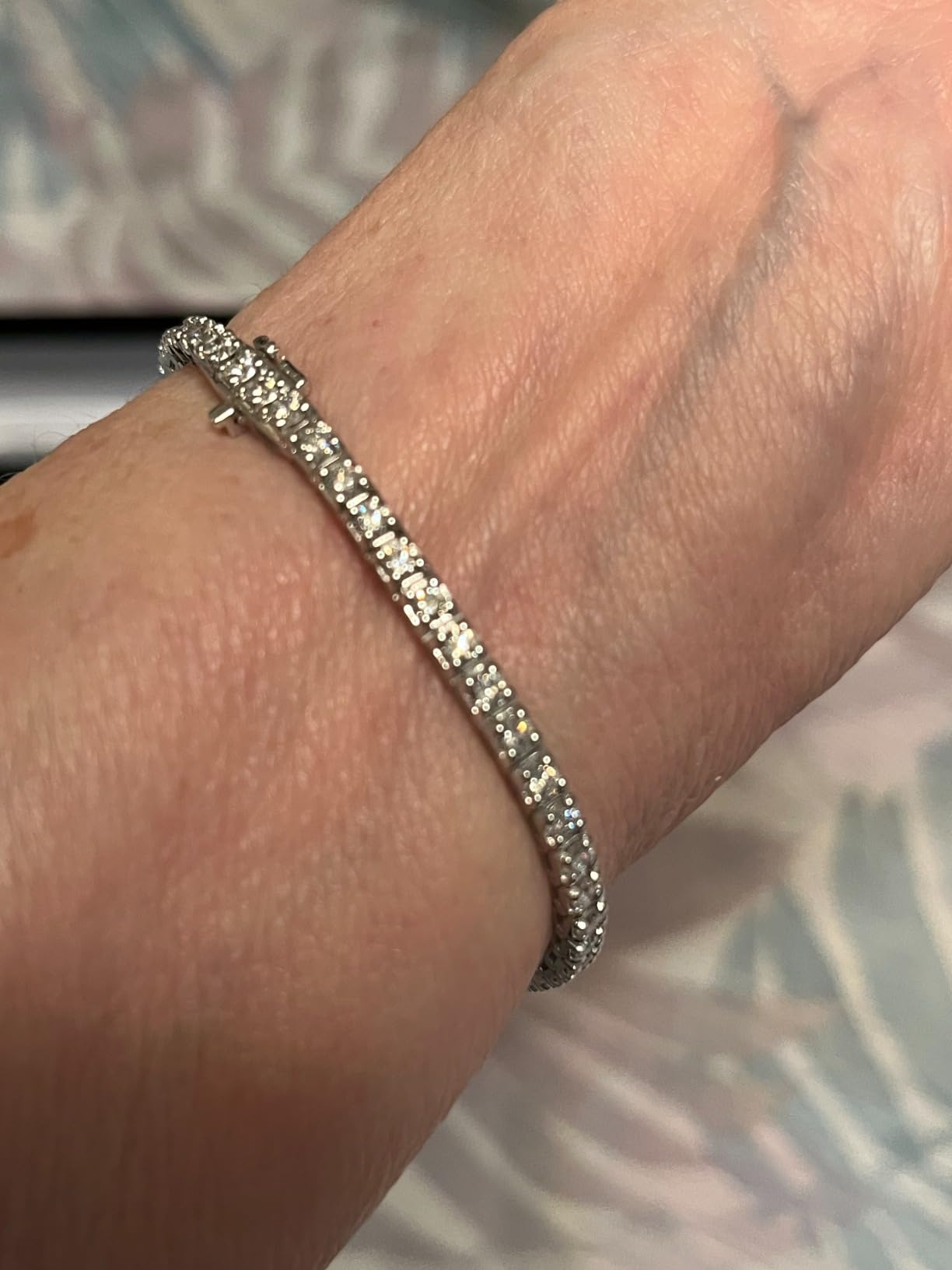 Houston Diamond District 2 to 28 CT Lab Grown Diamond Tennis Bracelet customer photo 2