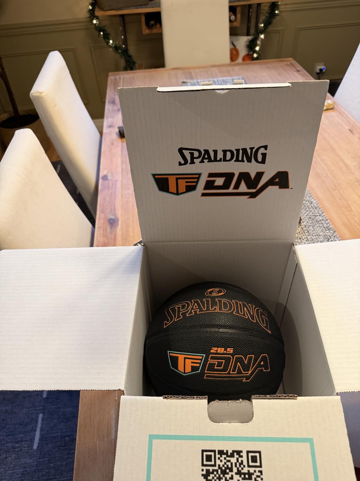 Spalding TF DNA Smart Basketball with Training App & 1-Year Subscription, Indoor/Outdoor Basketball, Tracks Shooting Performance & Training Metrics customer photo 1