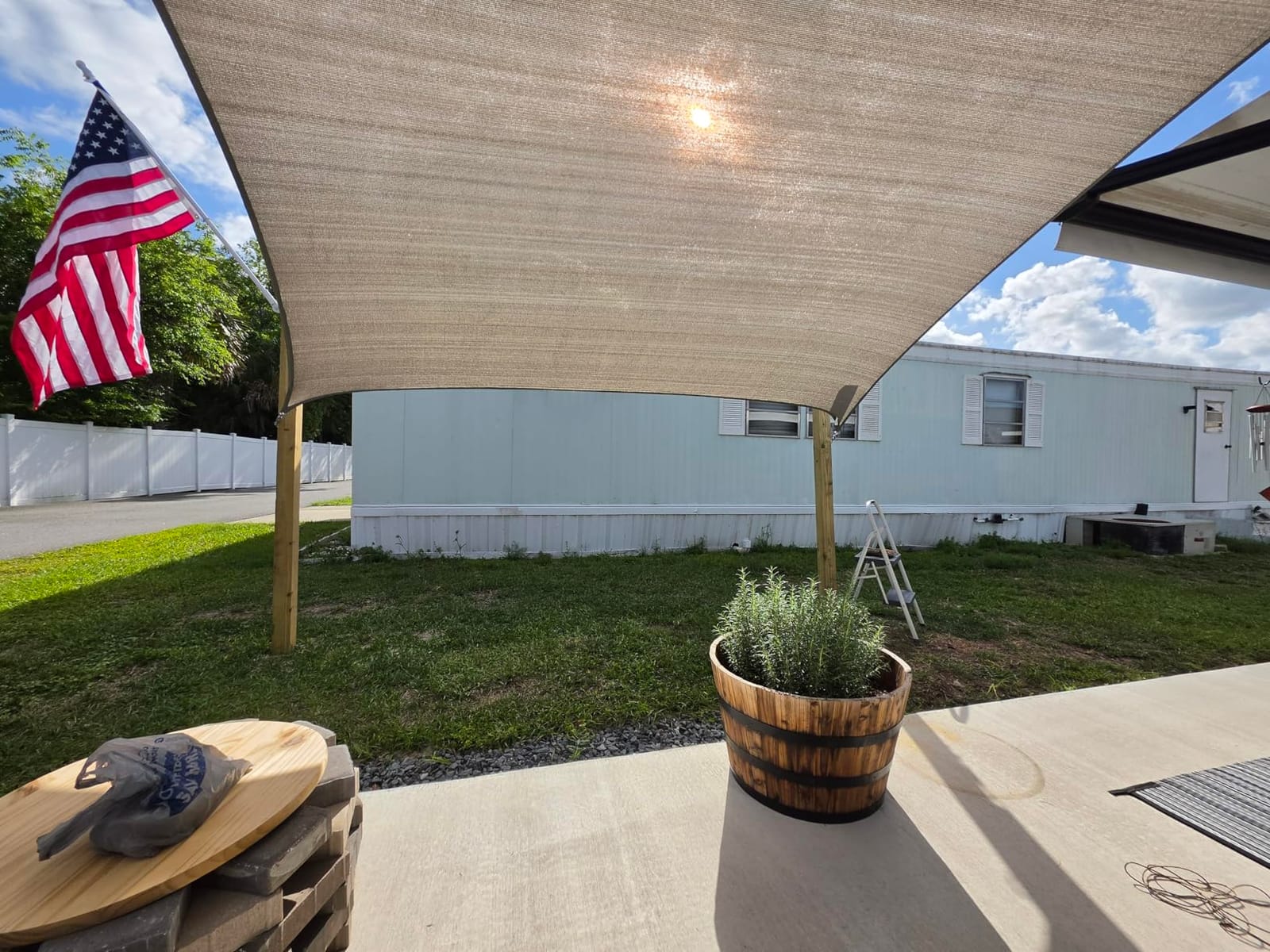GORILLA GRIP Heavy Duty Sun Shade Sail for Outdoor Patio, 12x16 FT, Gray customer photo 1