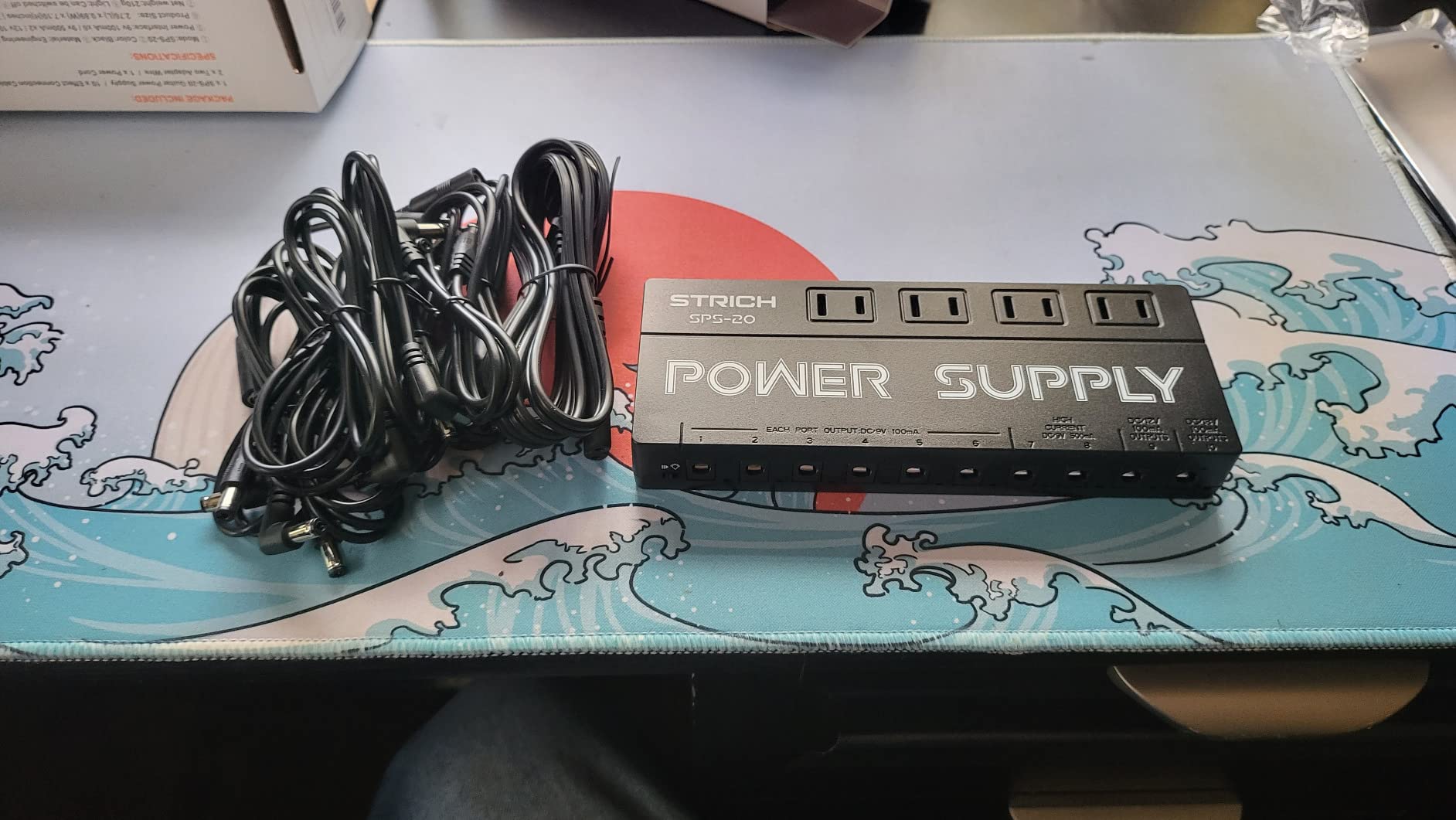 STRICH SPS-20 10-Output Pedal Power Supply for 9V/12V/18V Guitar Pedal customer photo 2