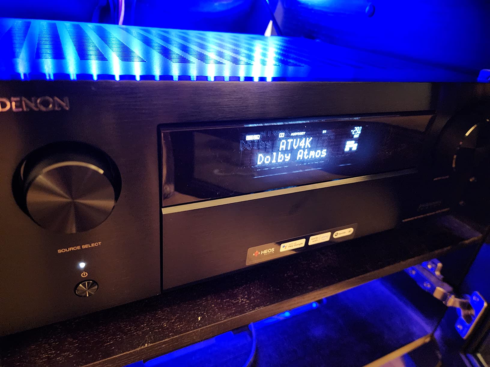 Denon AVR-X4800H 9.4 Ch Home Theater AV Receiver, 8K UHD, 125W x 9 | Dolby Atmos DTS:X, Pro IMAX Enhanced, Auro-3D, HEOS Wireless Multi-Room Music, VRR ALLM Gaming, HDR10+ Dolby Vision, eARC customer photo 2