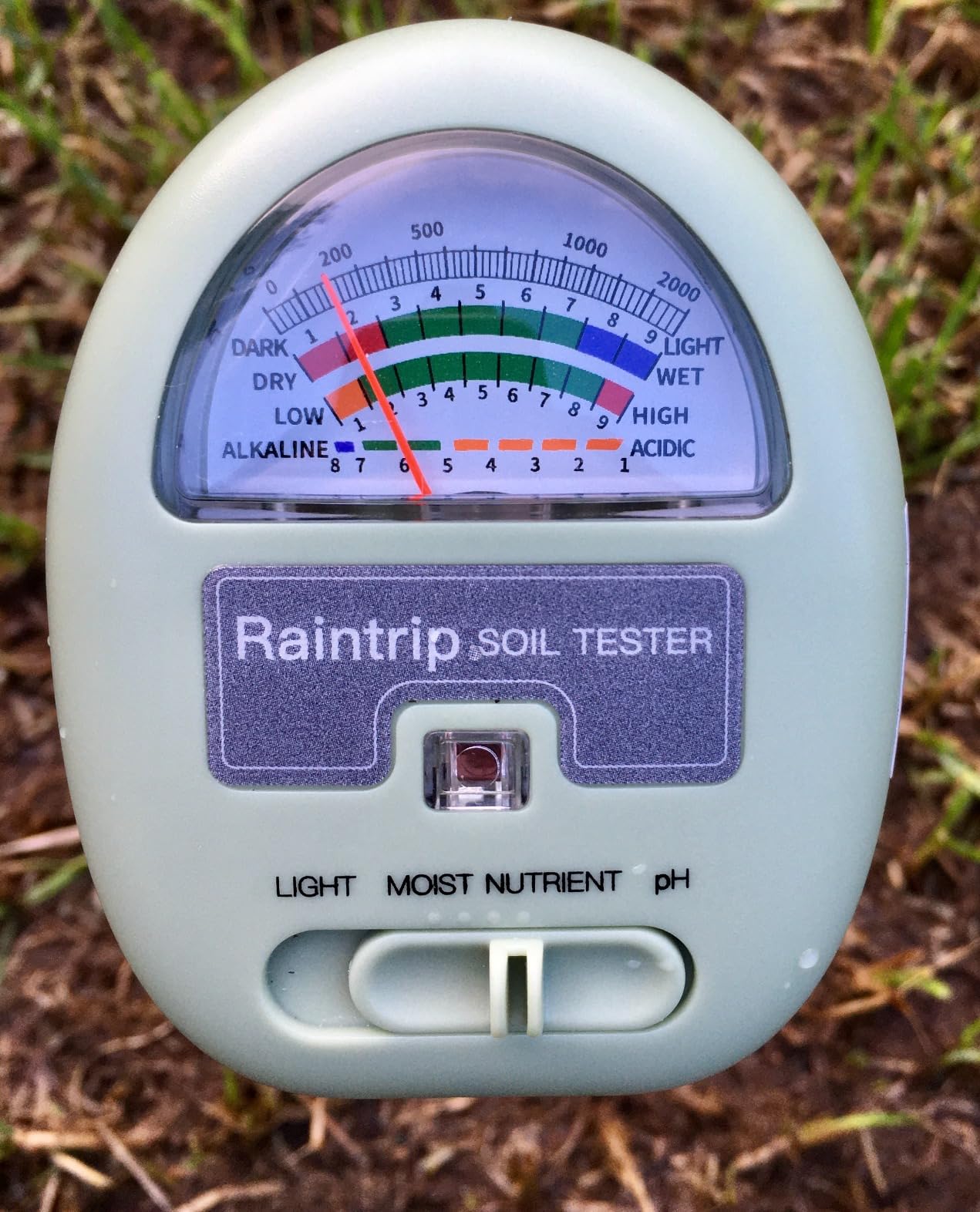 Soil Moisture Meter, 4-in-1 Soil Ph Meter, Soil Tester for Moisture, Light, Nutrients, pH, Soil Ph Test Kit, Great for Garden, Lawn, Farm, No Battery Required, Gifts for Plants Lover customer photo 1