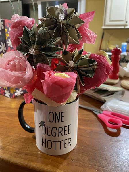 Petalsun Graduation Gift for Her, Him - 11oz Ceramic One Degree Hotter Mug | 2026 Funny College, Masters Degree, Phd, Nursing & Nurse, High School Grad Gifts for Women Men, Graduation Party Decorations customer photo 2