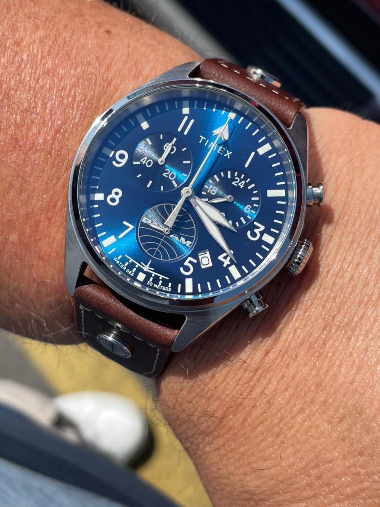 Timex Men's X Pan Am Chronograph Watch customer photo 2