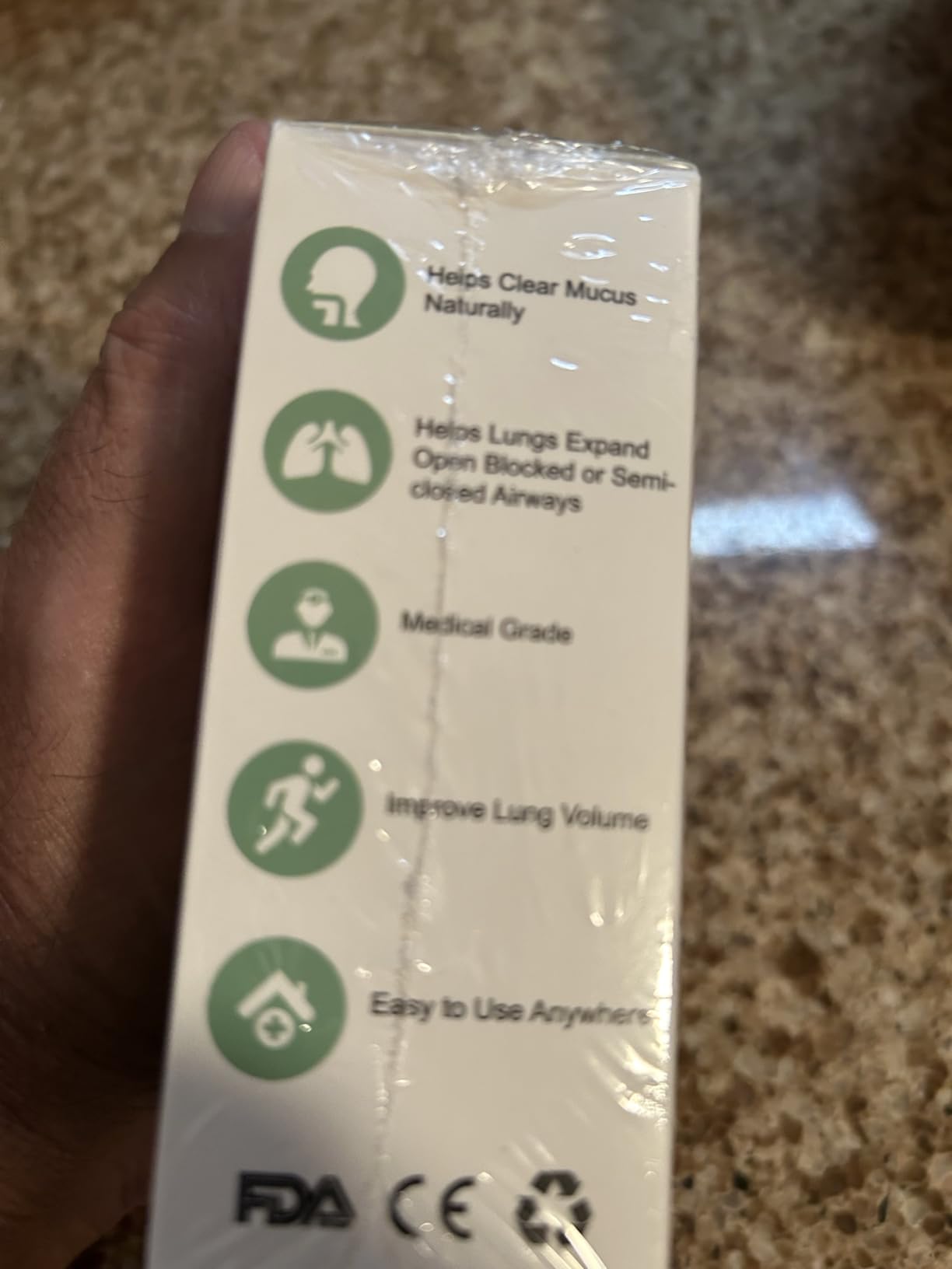 Giyosk Breathing Exercise Device for Lungs, Lung Expansion and Mucus Relief Device, Portable Expiratory Breathing Exerciser with A Set of Accessories, Breathing Trainer for Lung Cleanse(Green) customer photo 1