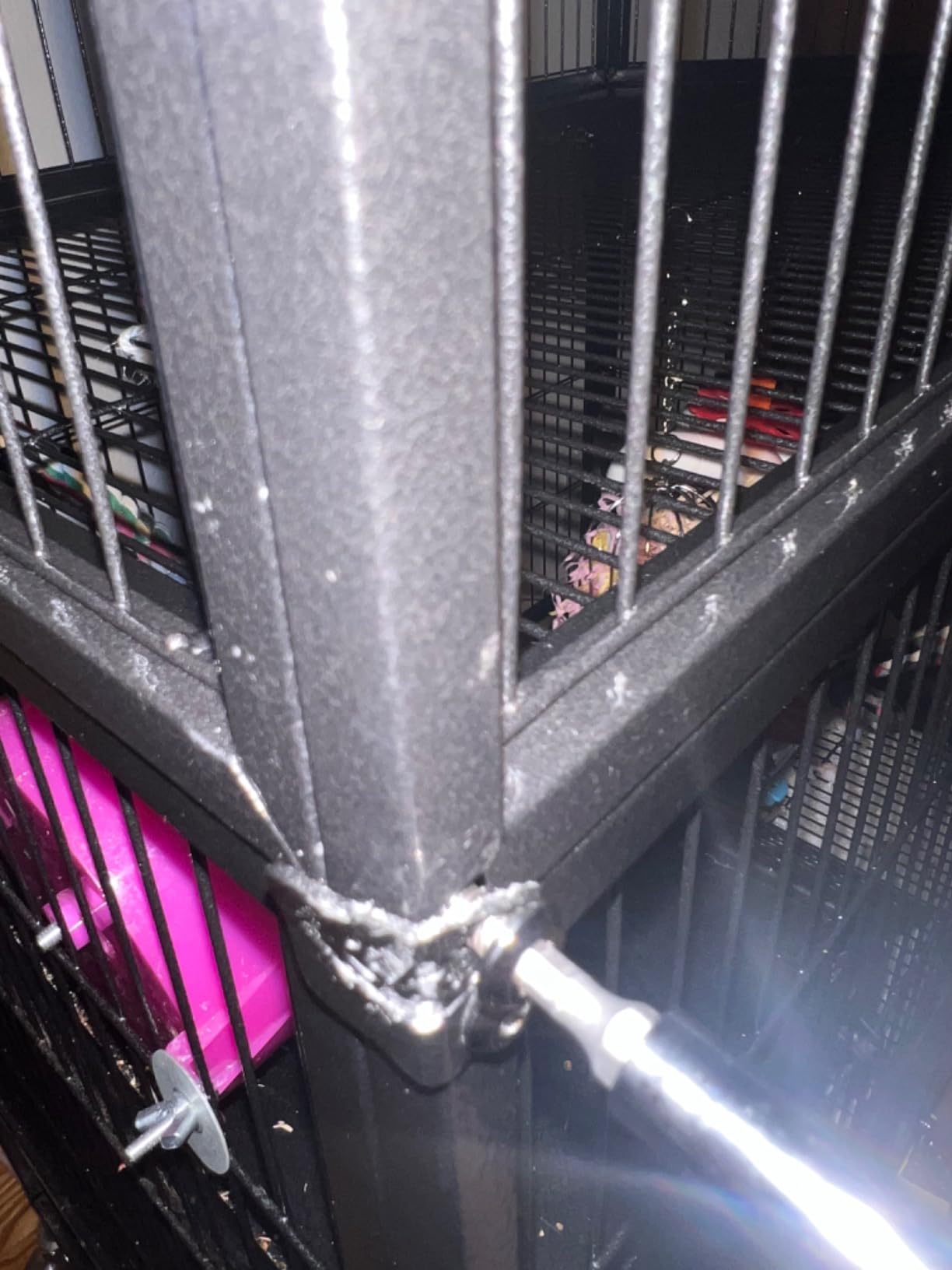 Prevue Pet Products Ferret Stack Two Story Ferret Home - Black customer photo 1