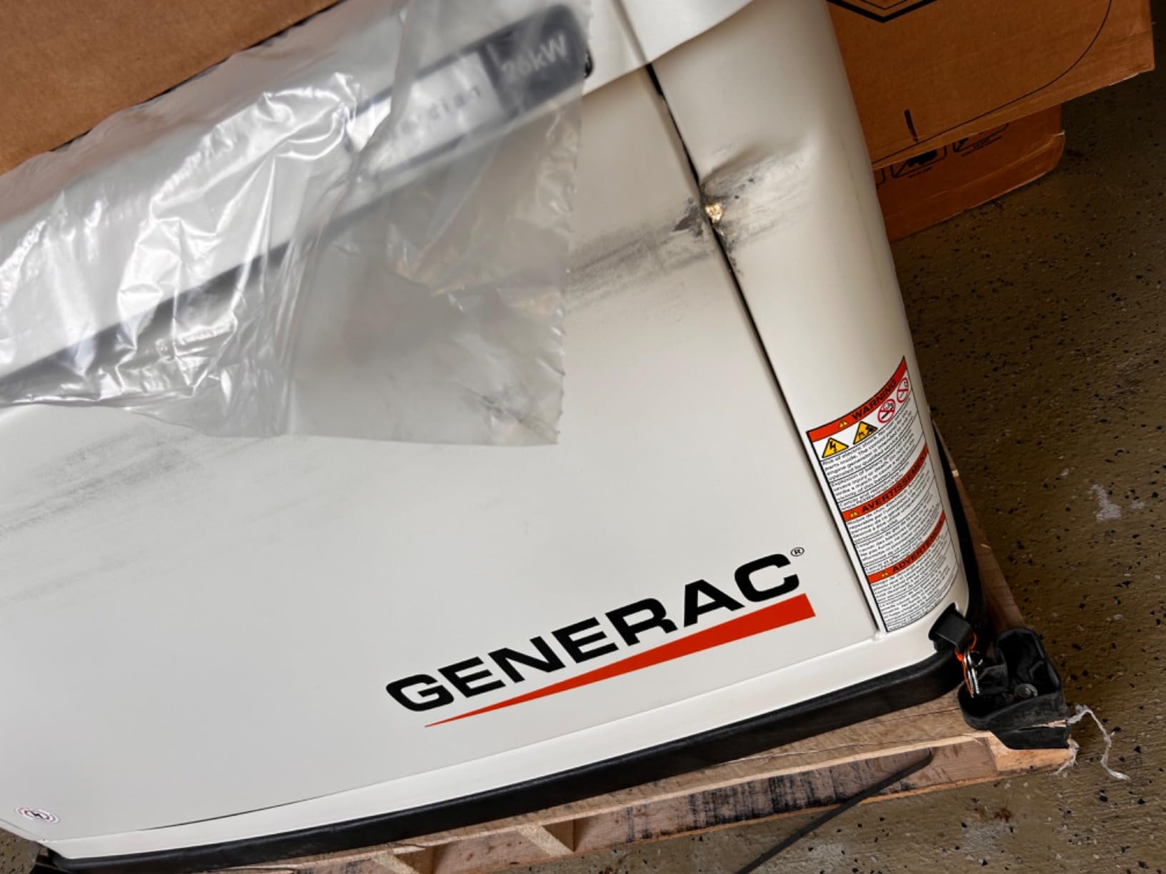 Generac Guardian 26kW Home Standby Generator with 200 Amp Transfer Switch - Automatic Whole House Backup Power for Storms, Emergencies, and Outages, WiFi Enabled, Runs on Natural Gas or Liquid Propane customer photo 1