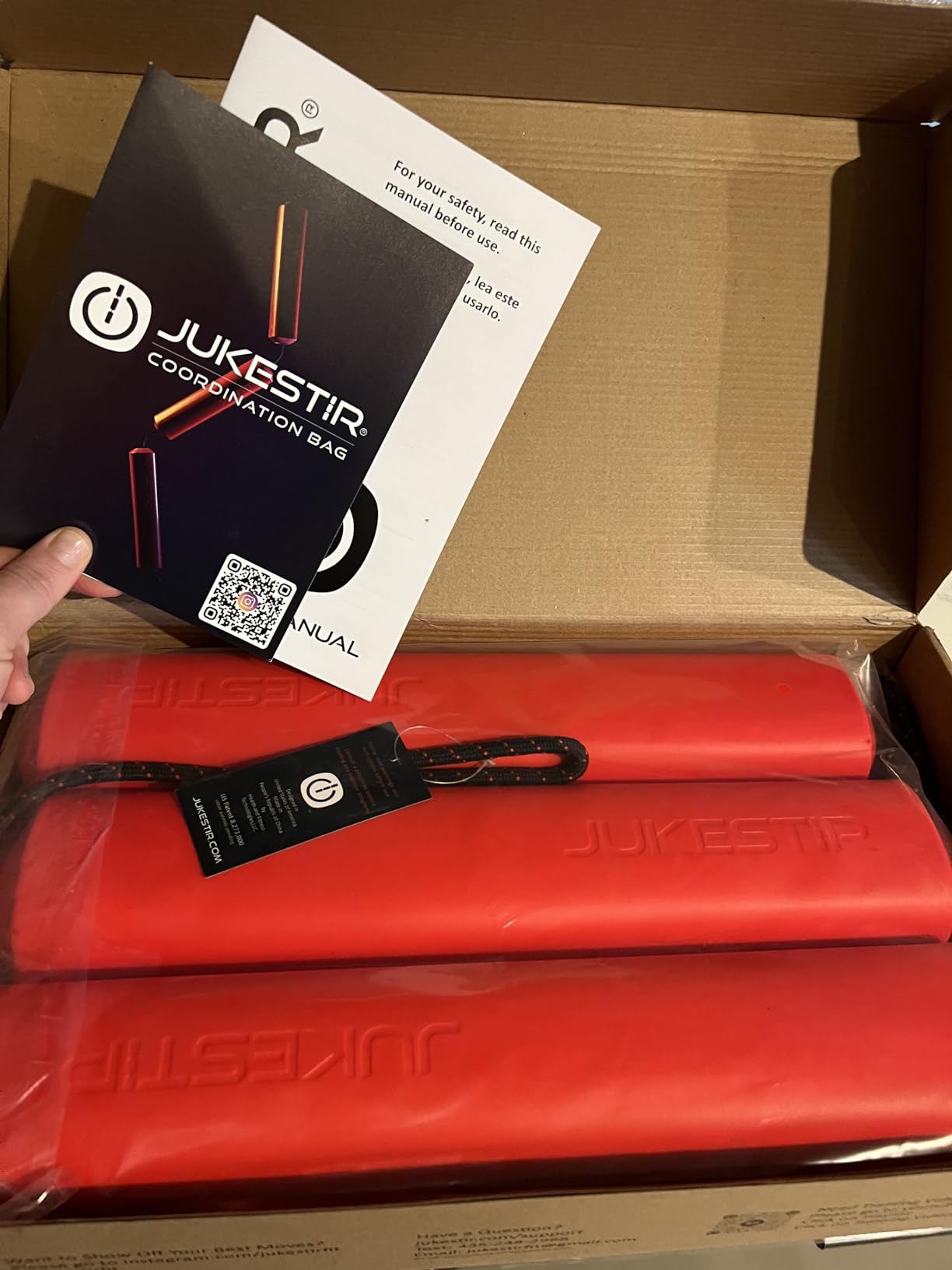 Jukestir Only Punching Bag with Dynamic Motion. Better Footwork Than Double End Bag, Speed Bag. More Agility Than Heavy Bag. Boxing MMA Equipment. customer photo 1