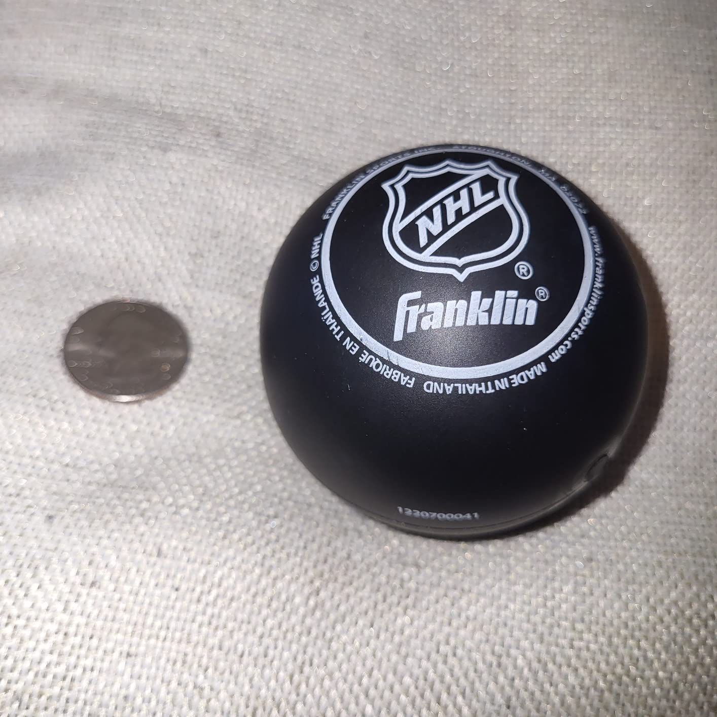 Franklin Sports NHL Hockey Stick Handling Training Balls - 4 Pack | Deke + Hands Development, On + Off Ice Drills, Weighted Puck Feel, Reflex Vision Challenge customer photo 1