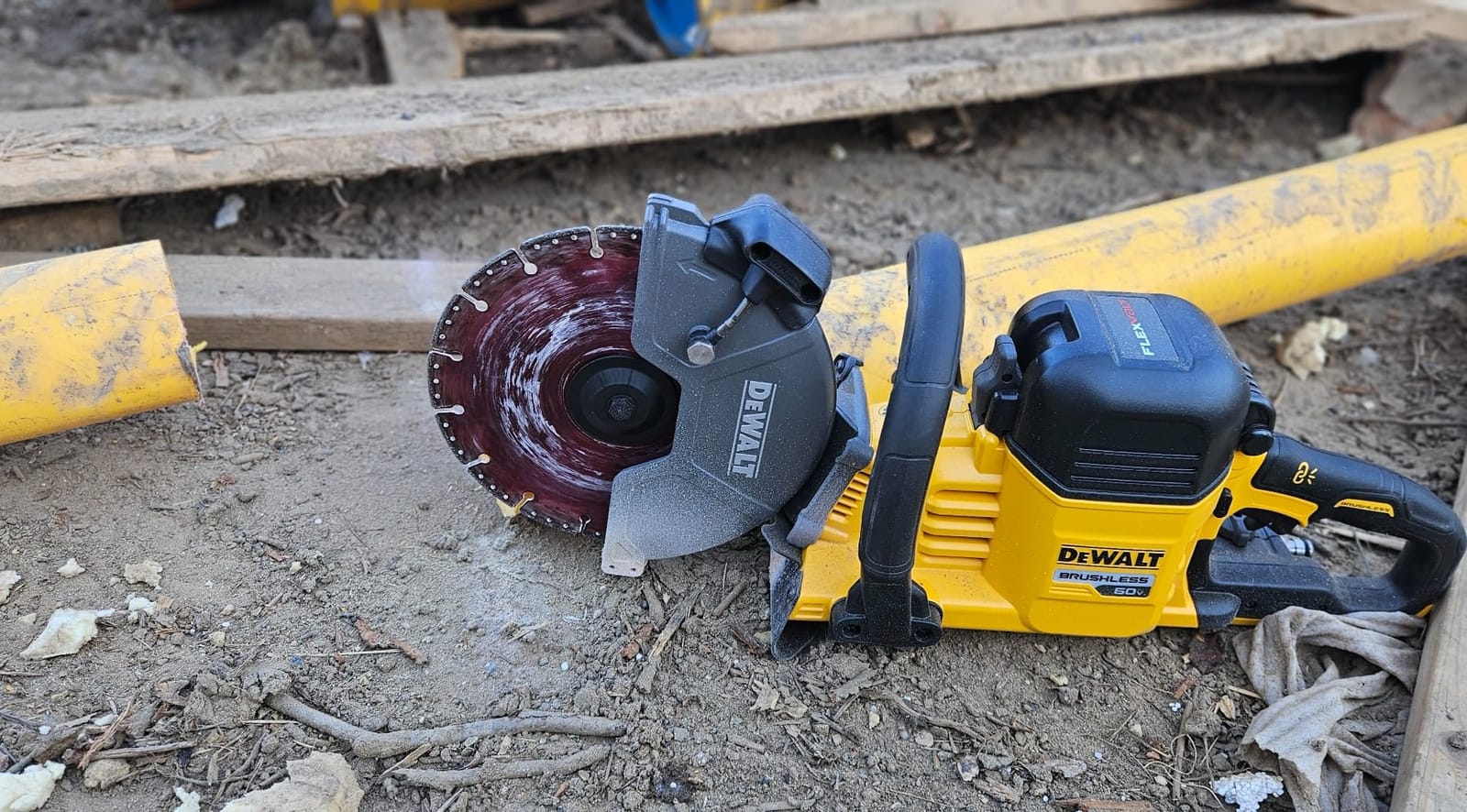 60V 9 IN. CORDLESS CUT OFF SAW BARE customer photo 2