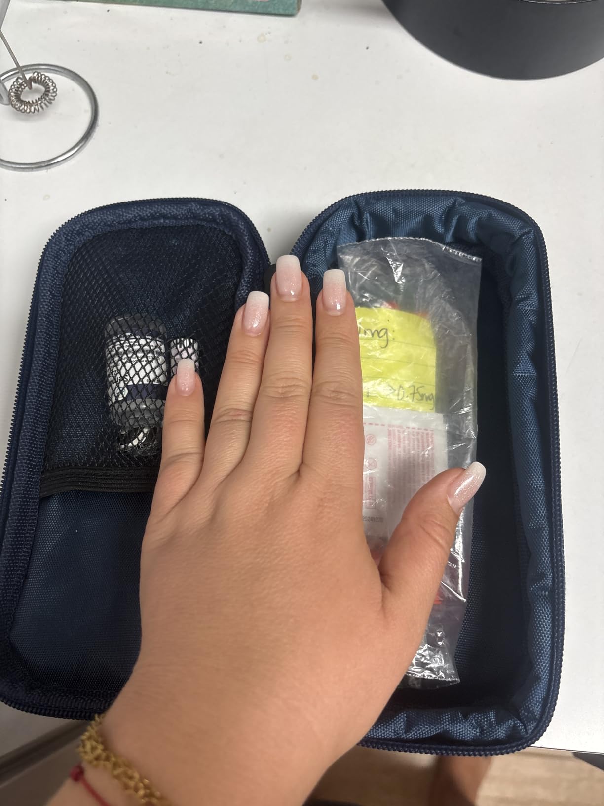 Cruxer Insulin Vial Cooler Travel Case, Portable Refrigerated Medicine Bag | TSA-Approved Small Bottle Organizer with Protective Ice Brick, Keeps Diabetes Medication Cool During Travel customer photo 2