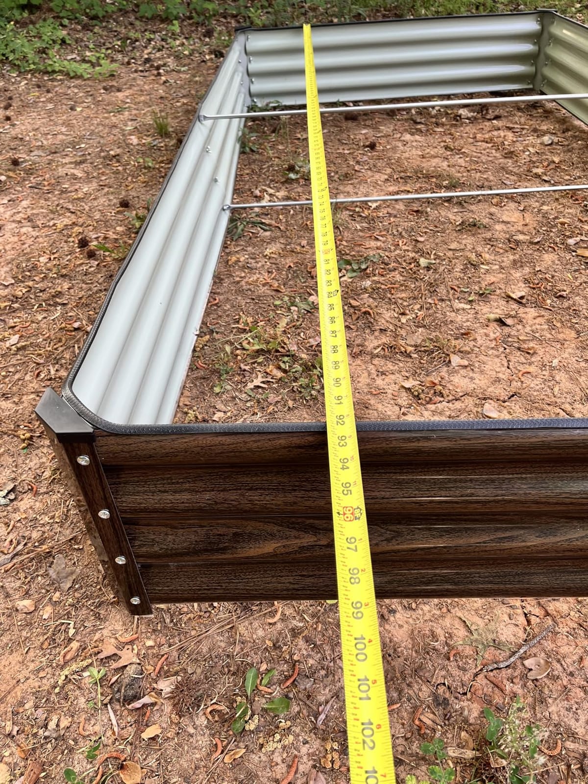 SnugNiture Galvanized Raised Garden Bed 8x4x2FT Outdoor Large Metal Planter Box Steel Kit for Planting Vegetables, Flowers customer photo 2
