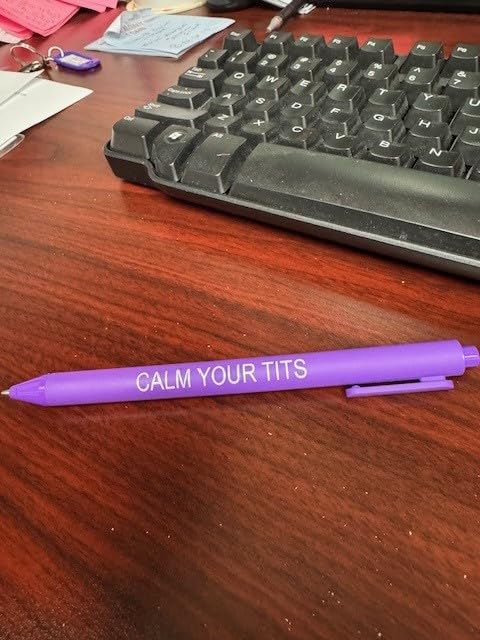 Cityhermit 11Pcs Funny Adult Ballpoint Pen Set, Premium Days of The Week Swear Cuss Word Pens for Office Gifts, Novelty Pens for Coworkers customer photo 1