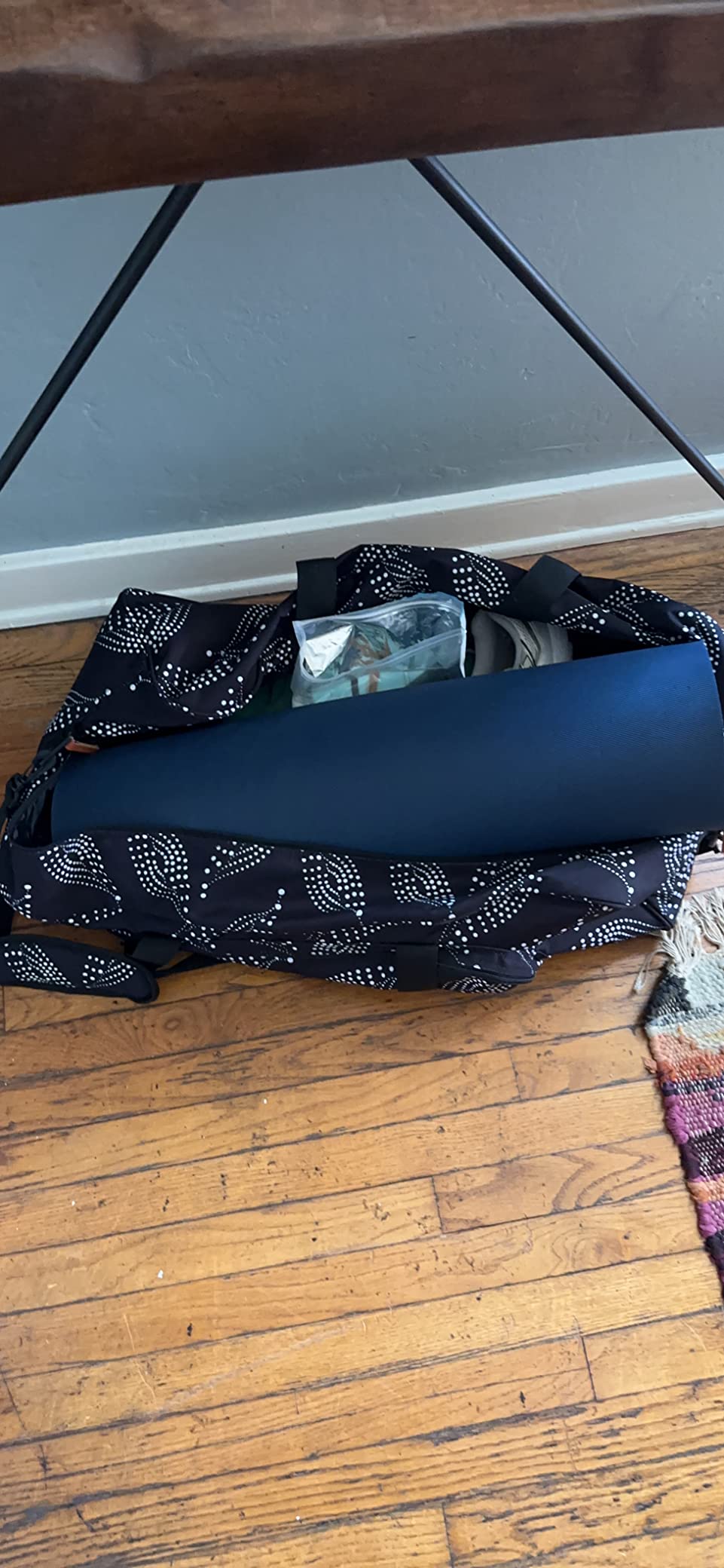 Yoga Mat Bag Carrier with 8-Pocket & Wet Pocket, Air Vent | Large Yoga Mat Holder Fits Thick Mats & Blocks | Gym Duffle Bag for Women & Men customer photo 1