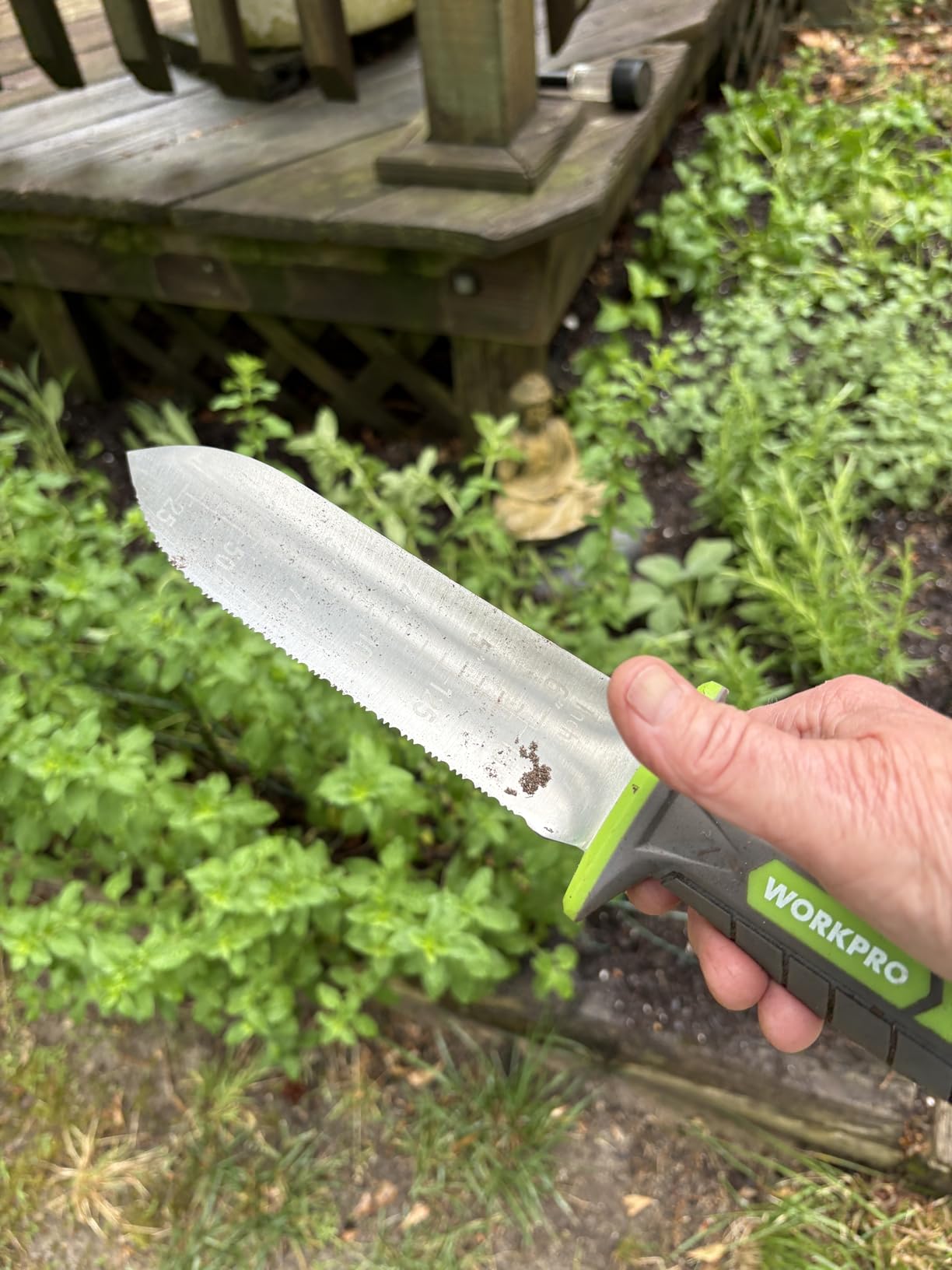 WORKPRO Hori Hori Garden Knife, Garden Tools with Oxford Sheath | 7