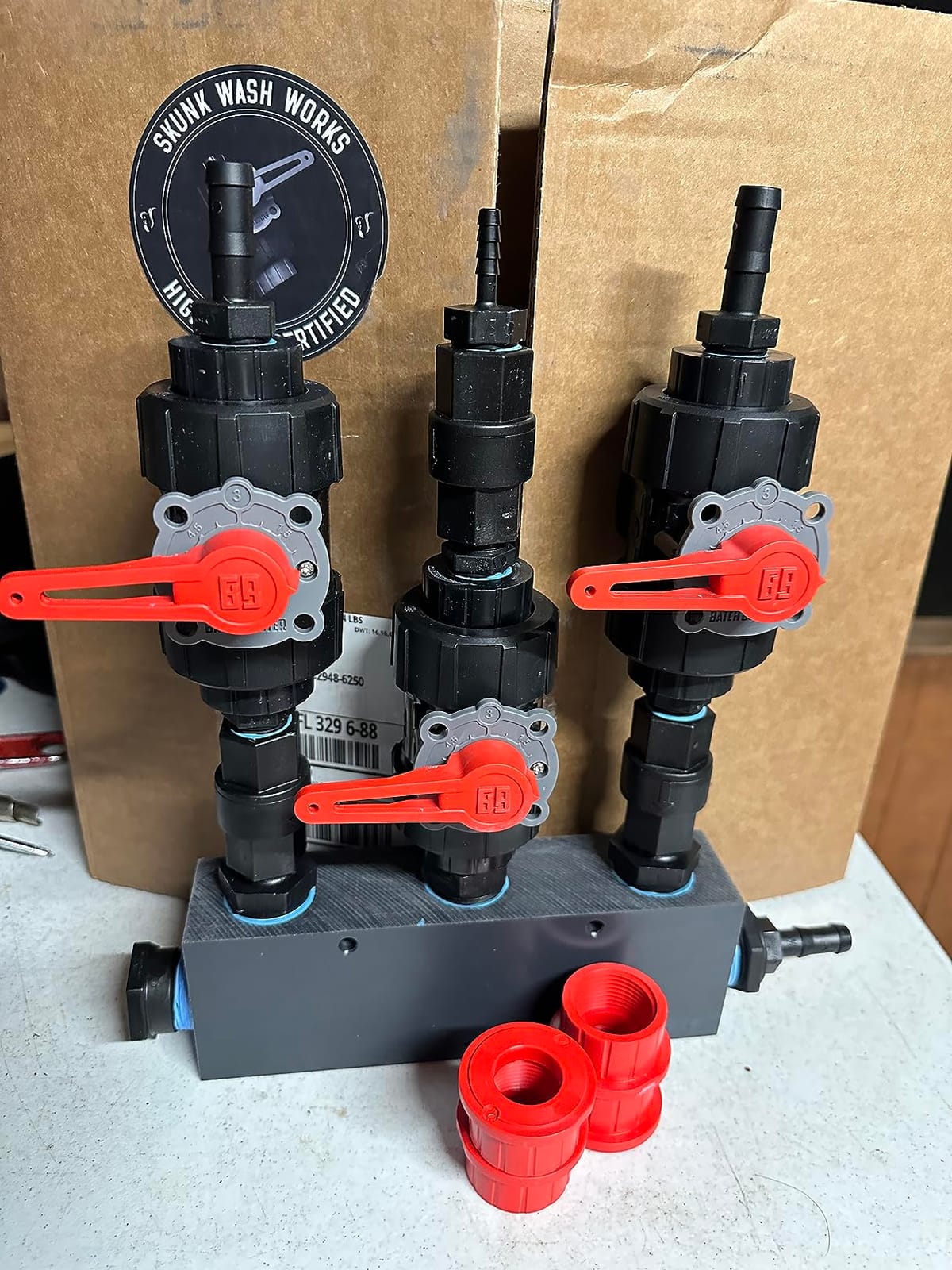 Pro High Flow Blend Intake Manifold by Southeast Softwash | Our Powerful Soft Wash Proportioner for Fast Bleach Settings, Clean Lines and Maximum Reach | Fits 12v, 24v and Gas customer photo 1