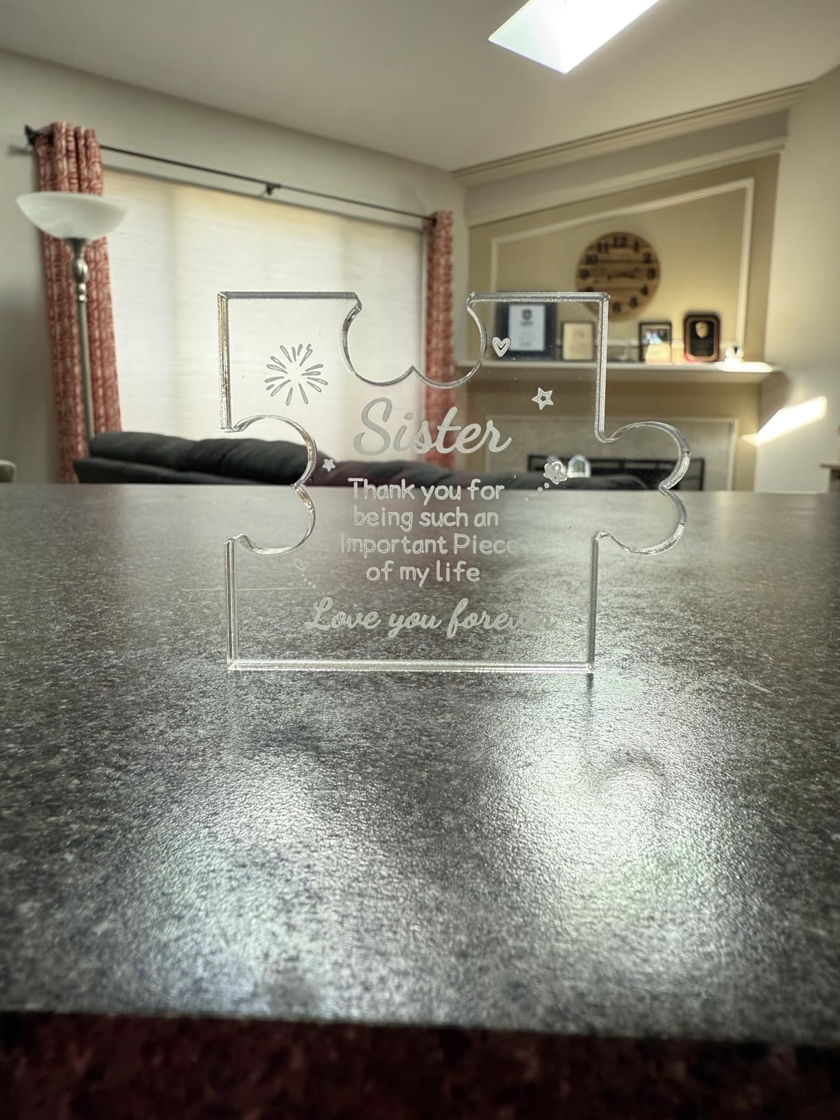 Gifts for Brother Men Boys Acrylic Plaque, Brother Birthday Gifts | Christmas Fathers Day Birthday Gifts for Brother 3.35 x 2.76 Inch - Brother Son Nephew Grandson Graduation Gifts from Sister customer photo 1