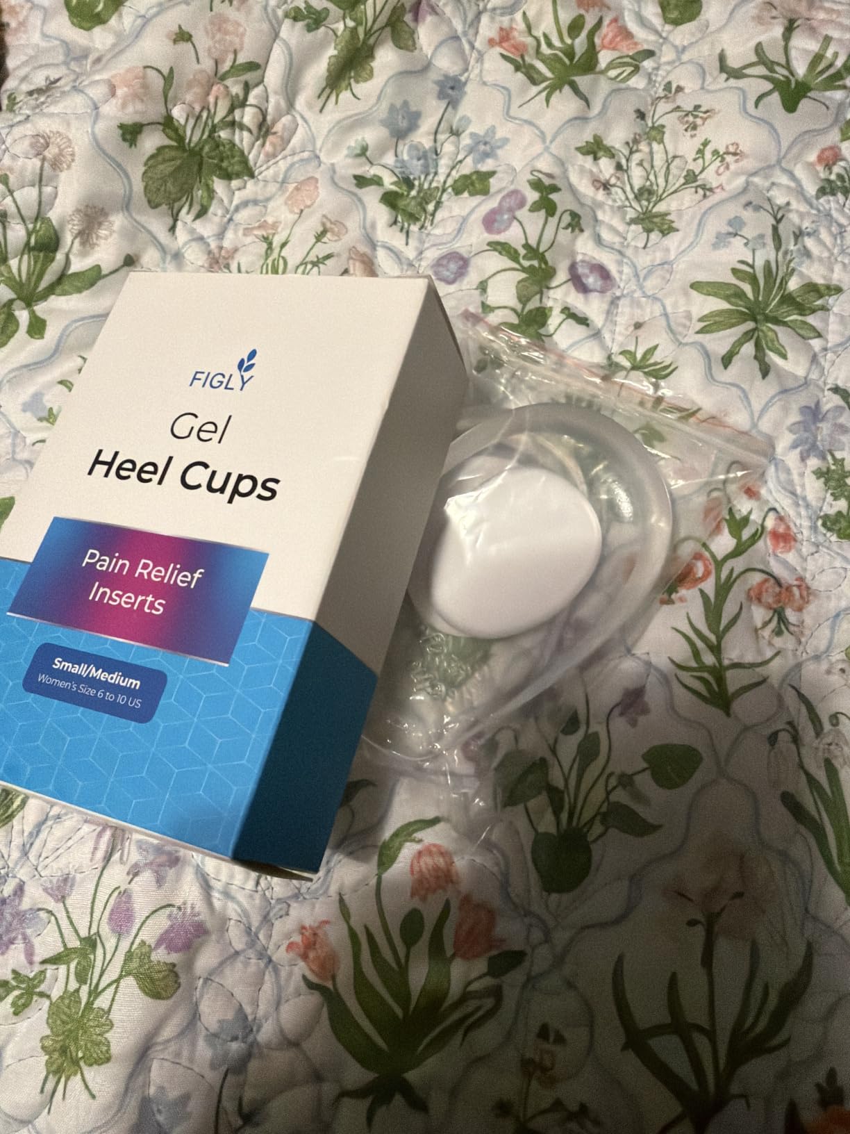 Figly Gel Heel Cups for Heel Pain Relief (4 Pack) - Gel Heel Cushion Inserts, Heel Cushions Heel Pain Relief, Gel Heel Pads Shoes Men, Support Heel Inserts Women Heel Spur Heel Cup Plantar Fasciitis customer photo 2