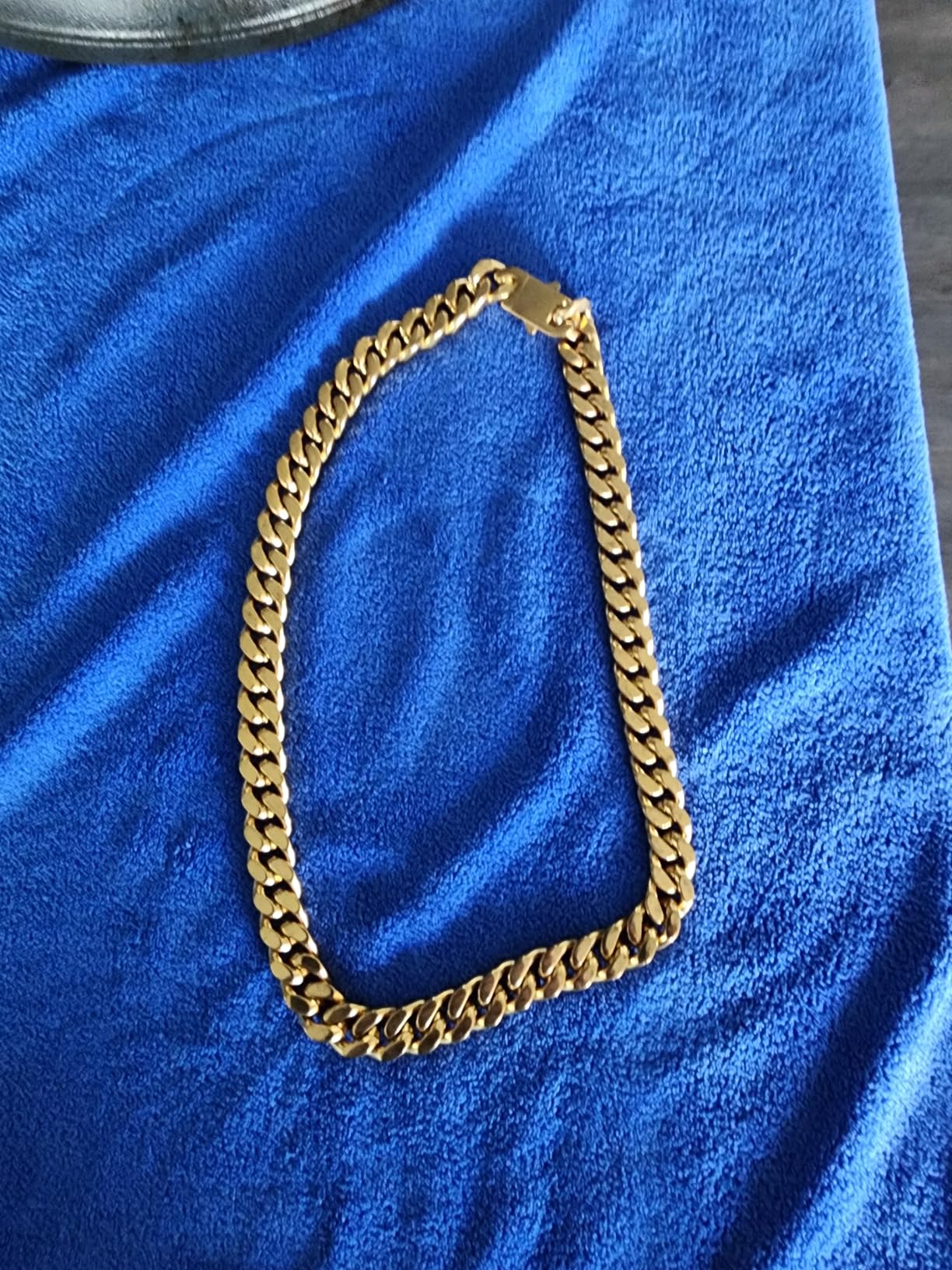 ChainsHouse Cuban Link Chain for Men, Stainless Steel Waterproof Necklace | 5/7/9/12/14mm Miami Cuban Chain 18-30 Inch, Gold/Black Men's Necklace No Tarnish & Durable, Jewelry for Daily Wear and Gift customer photo 1