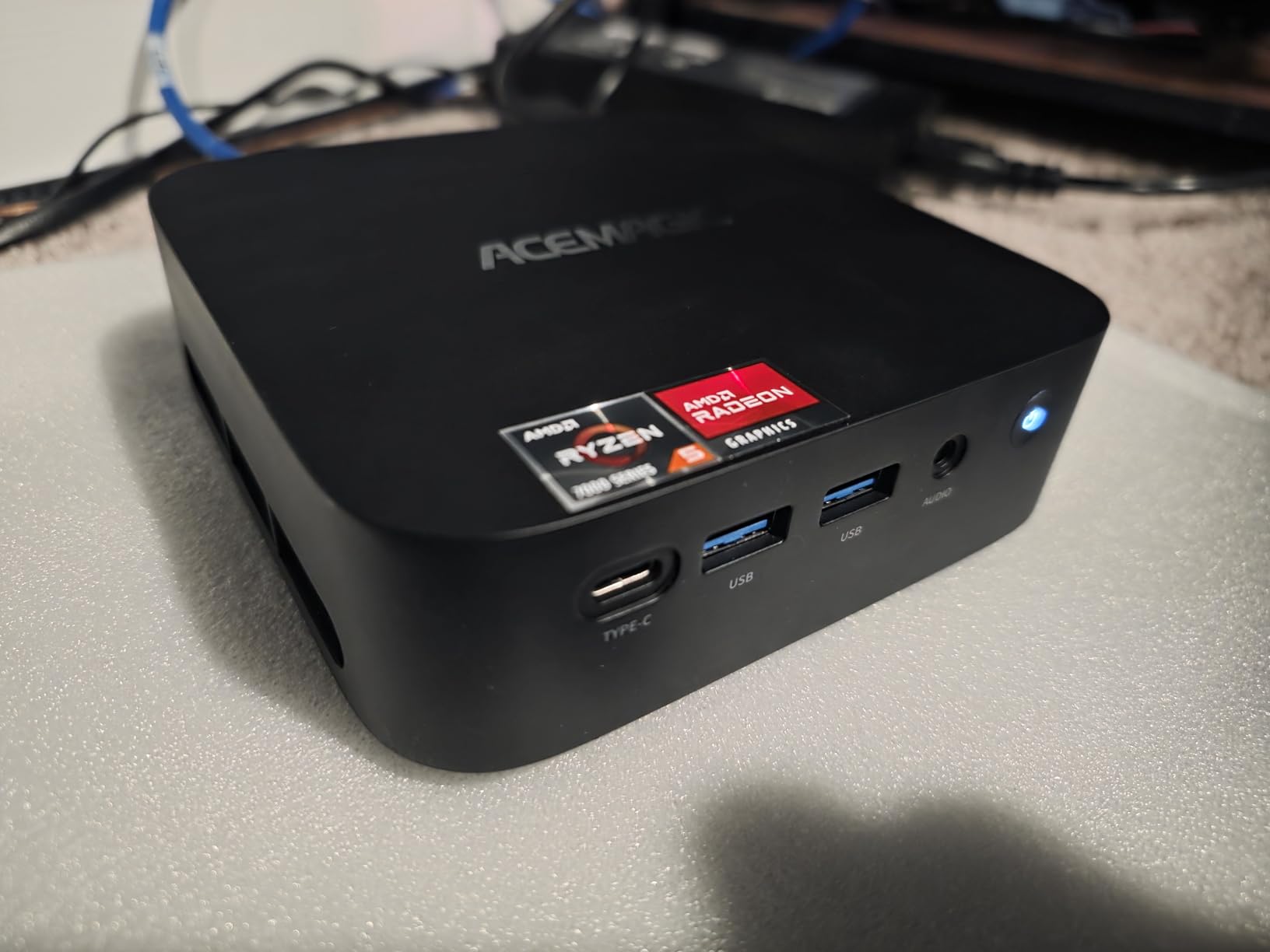 ACEMAGIC K1 Gaming Mini PC Ryzen 7 7730U 16GB 512GB SSD Windows 11 Pro | 8C/16T Multitasking, Home Office & Light Gaming, Quiet Cooling, Compact, 6×USB Ports, Wi-Fi 6, BT 5.2, Triple Screen Output customer photo 1