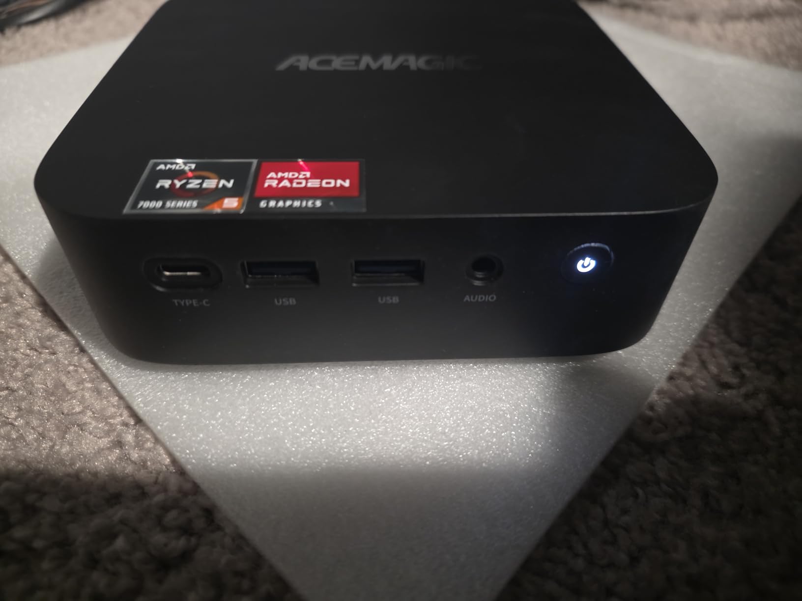 ACEMAGIC K1 Gaming Mini PC Ryzen 7 7730U 16GB 512GB SSD Windows 11 Pro | 8C/16T Multitasking, Home Office & Light Gaming, Quiet Cooling, Compact, 6×USB Ports, Wi-Fi 6, BT 5.2, Triple Screen Output customer photo 2