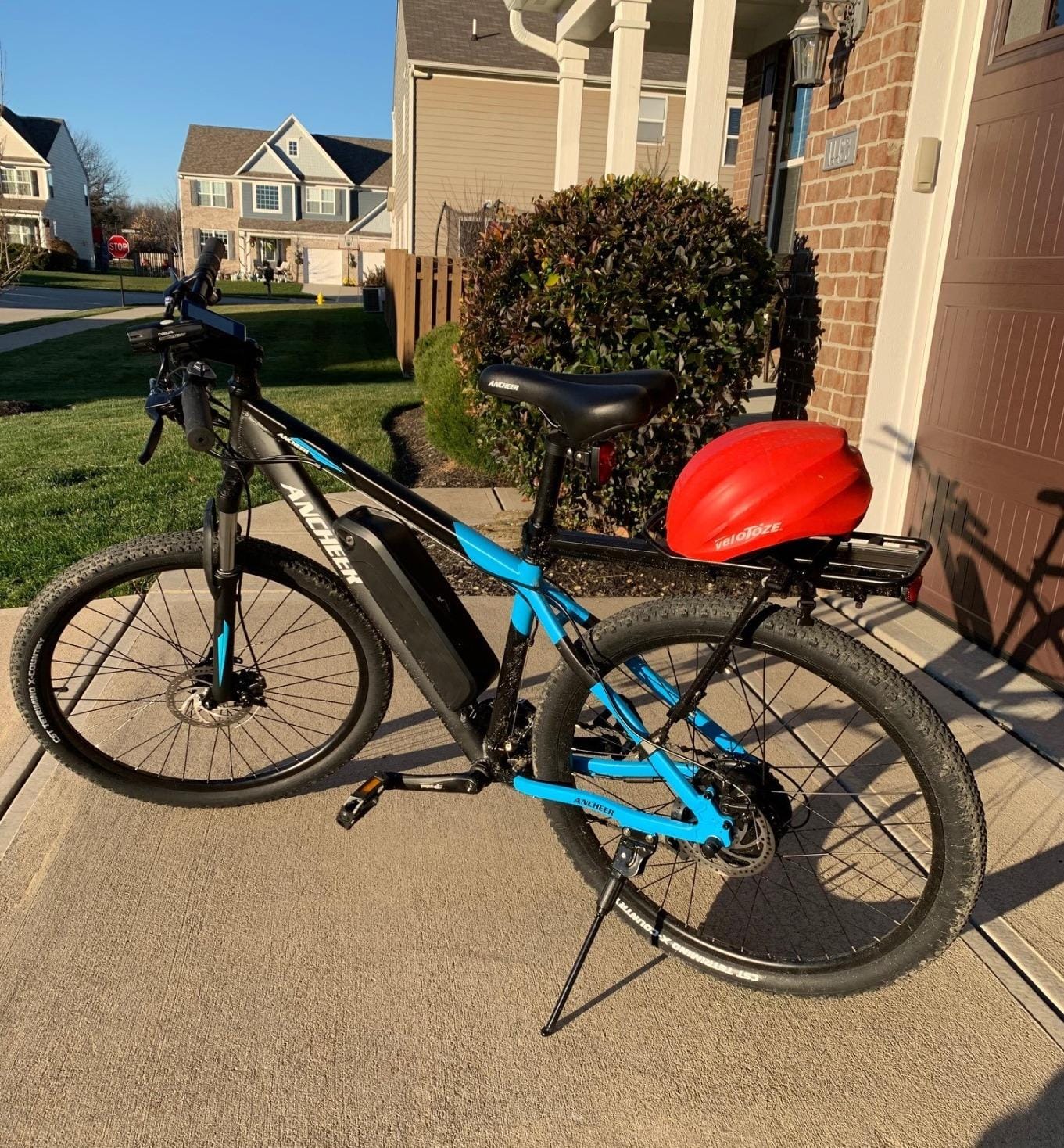 ANCHEER Electric Bike for Adults, Peak 750W Ebike, 3 Hours Fast Charge, 60 Miles Electric Bicycle with 48V/499Wh Battery, 27.5 '' Hummmer Electric Mountain Bike with LCD Display, 21 Speed customer photo 1