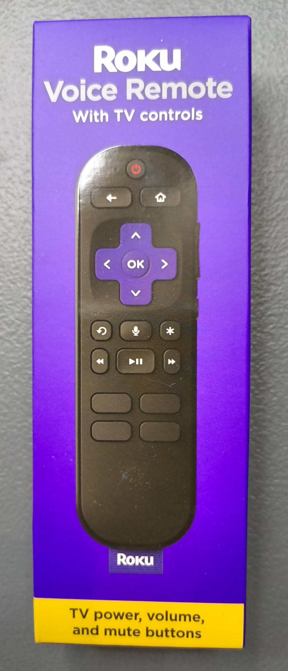 Roku Voice Remote, Replacement TV Remote Control | Voice Control, Simple Setup, & Pre-Set App Shortcuts - Compatible with Roku TV, Players, & Audio Devices customer photo 2