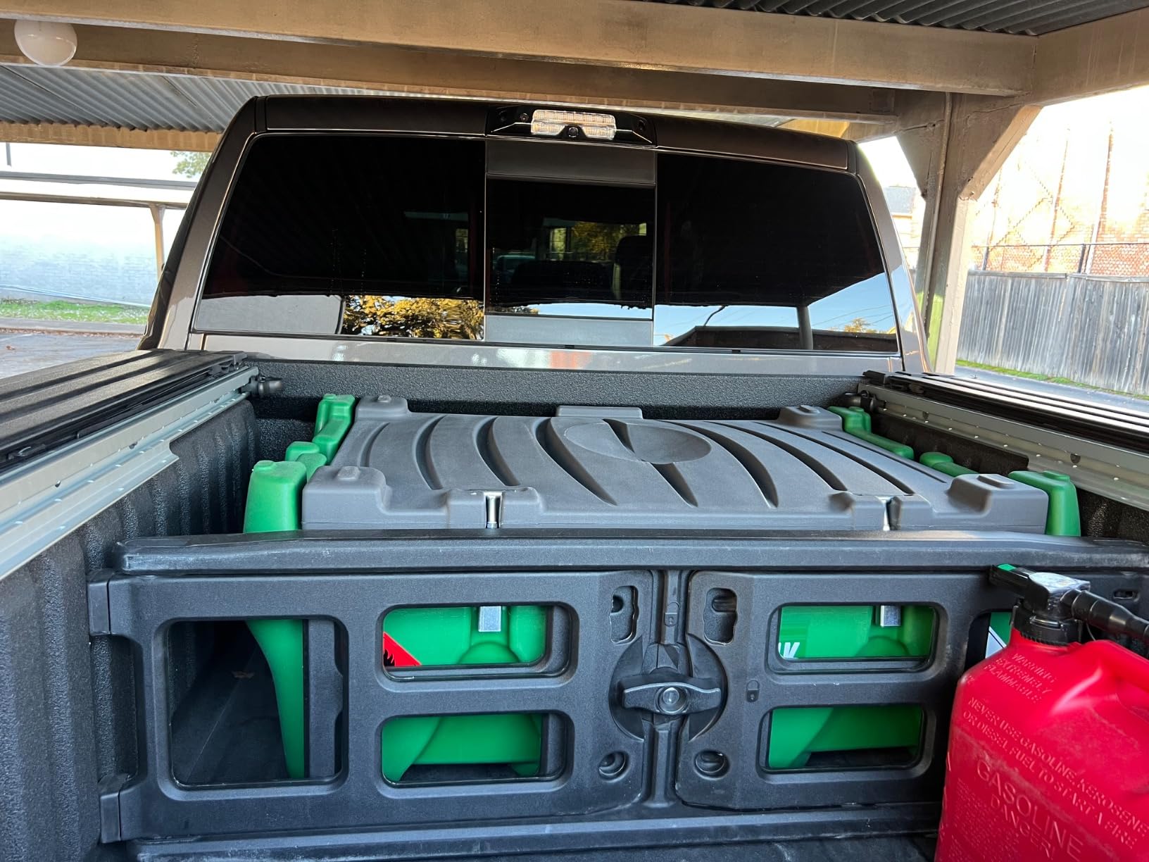 AM-TANK 58 Gallon Diesel Fuel Transfer Tank, Low-Profile Portable Refueling System, Made in Italy customer photo 2