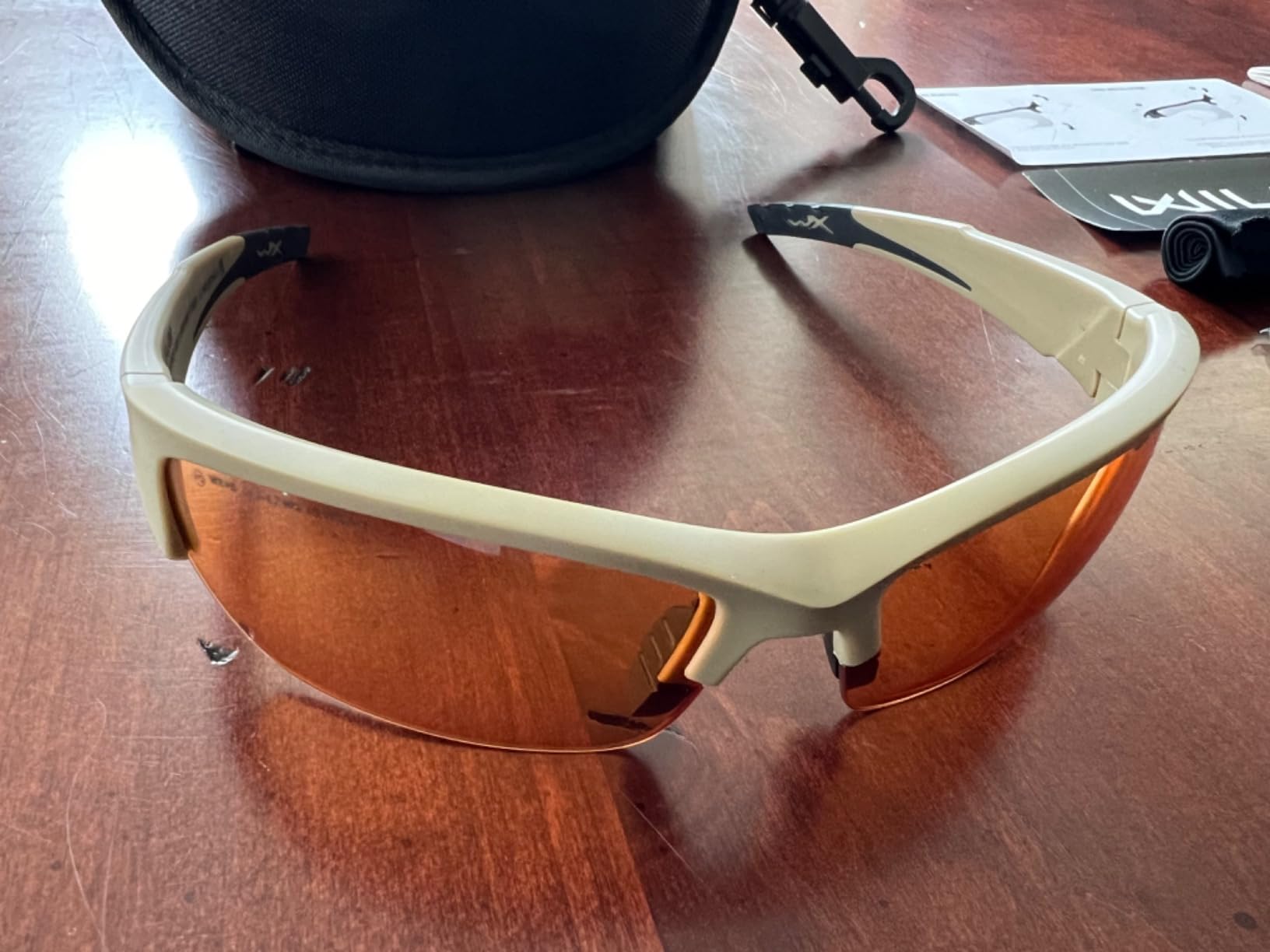 Wiley X WX Valor Tactical Sunglasses, Safety Glasses UV Eye Protection customer photo 1